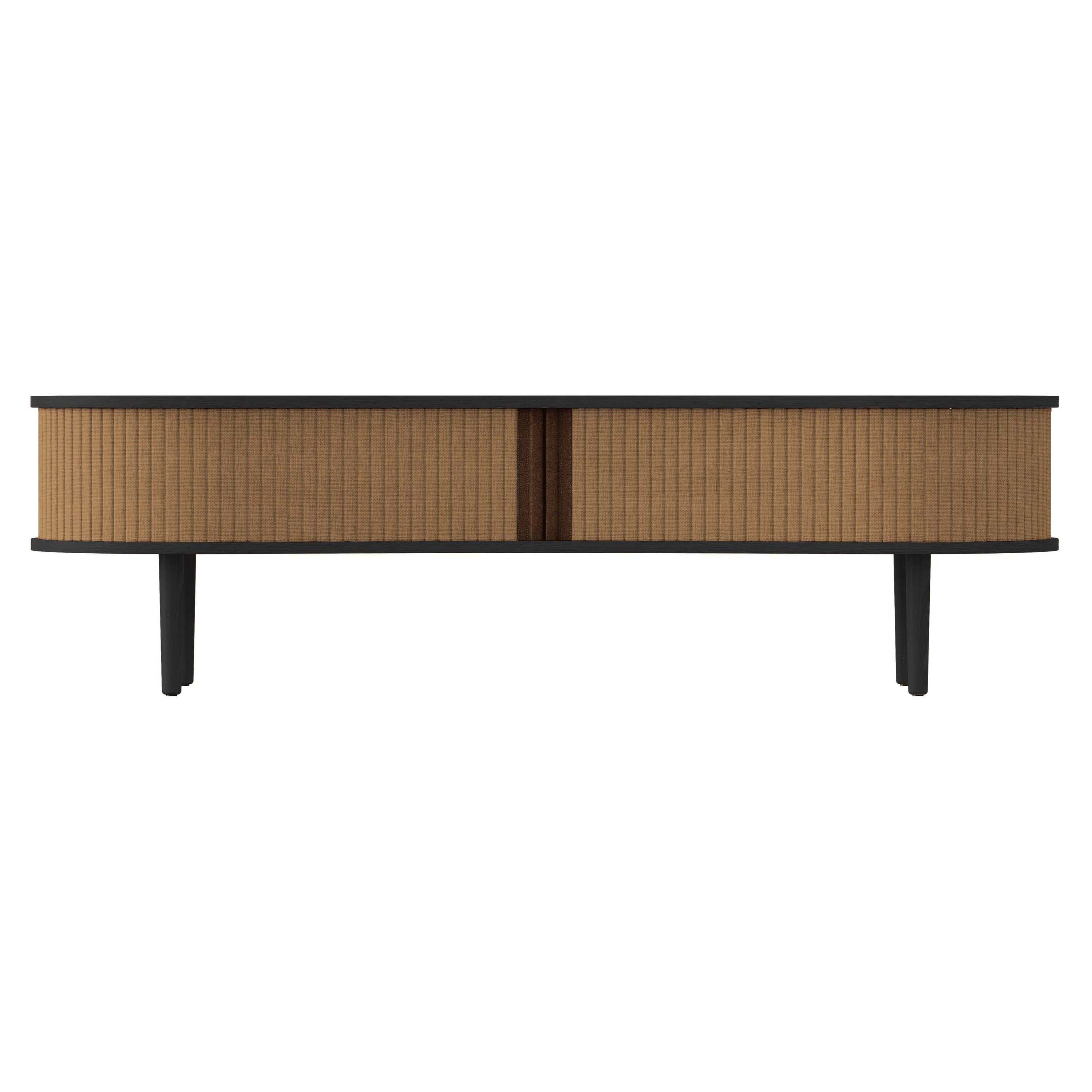Audacious | TV bench, black oak, sugar brown