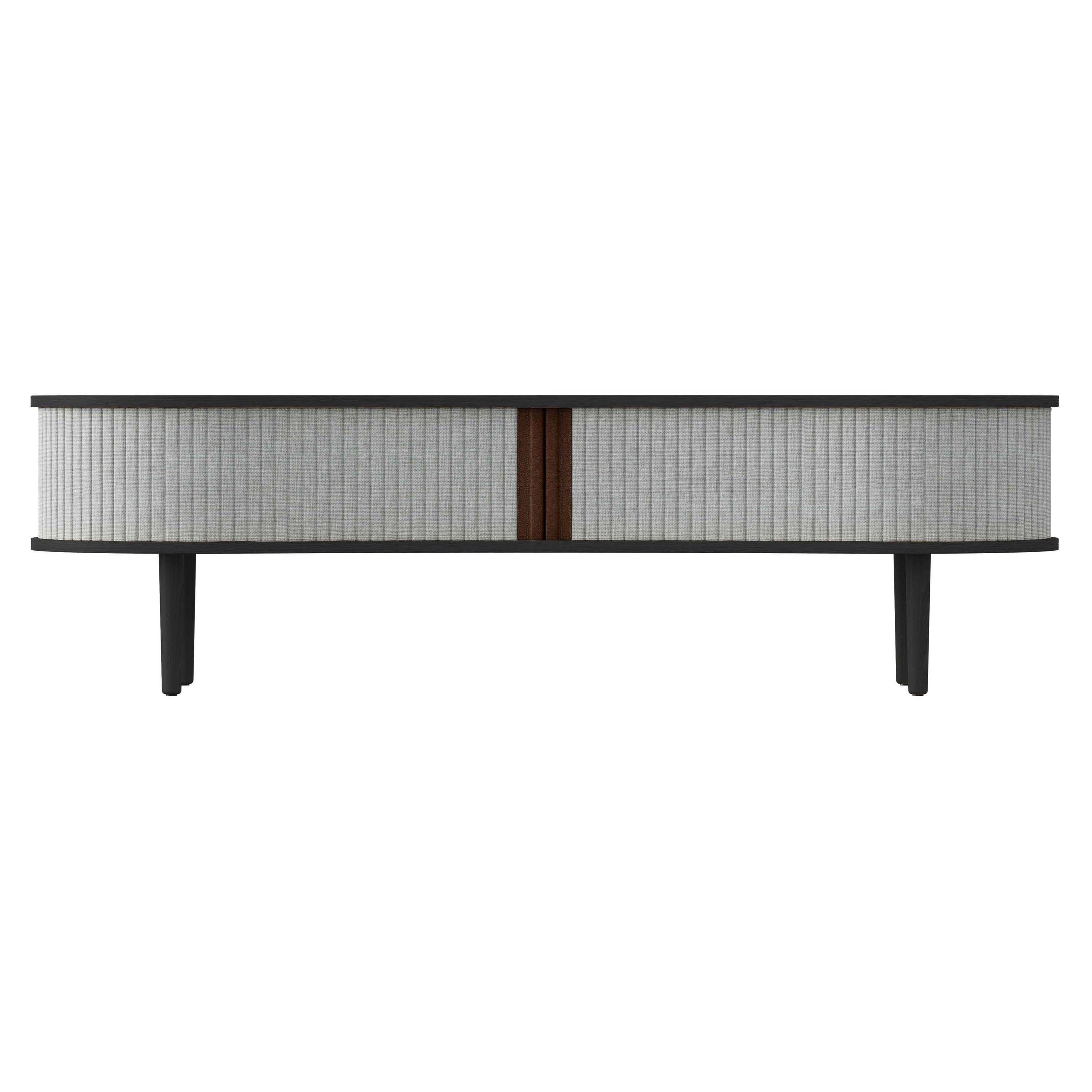 Audacious | TV bench, black oak, sterling