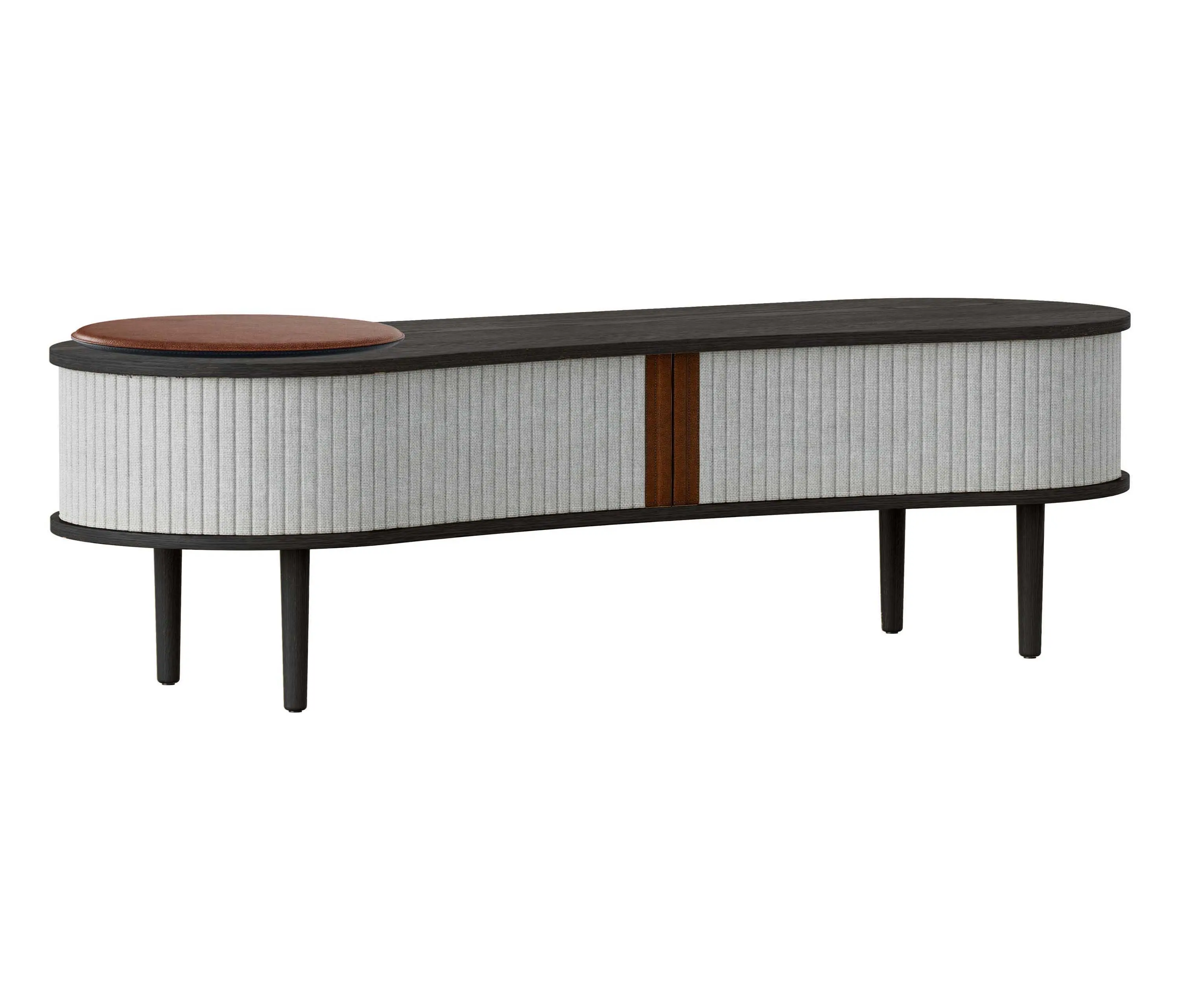 UMAGE - Audacious | TV bench, black oak, sterling