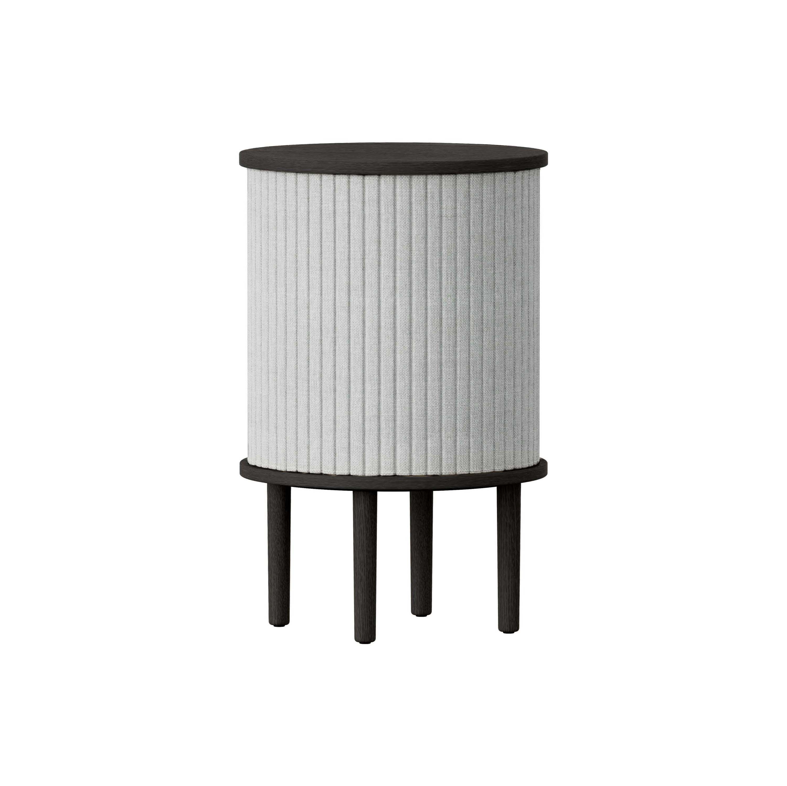 Audacious | side table, black oak, sterling