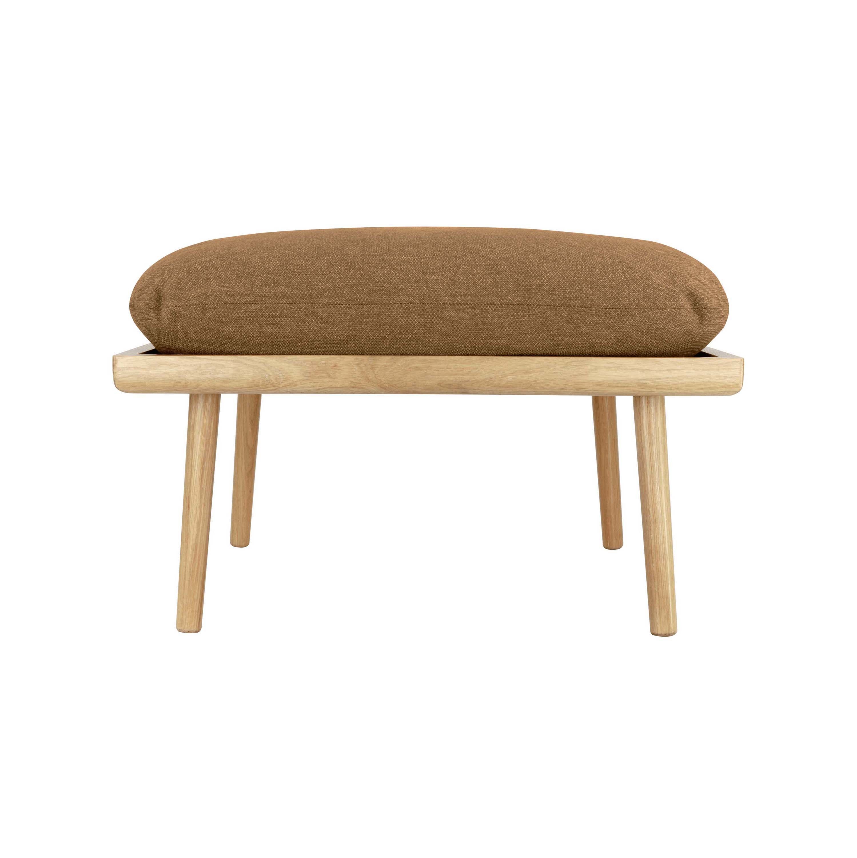 Lounge Around Shuffle | pouffe, oak, sugar brown