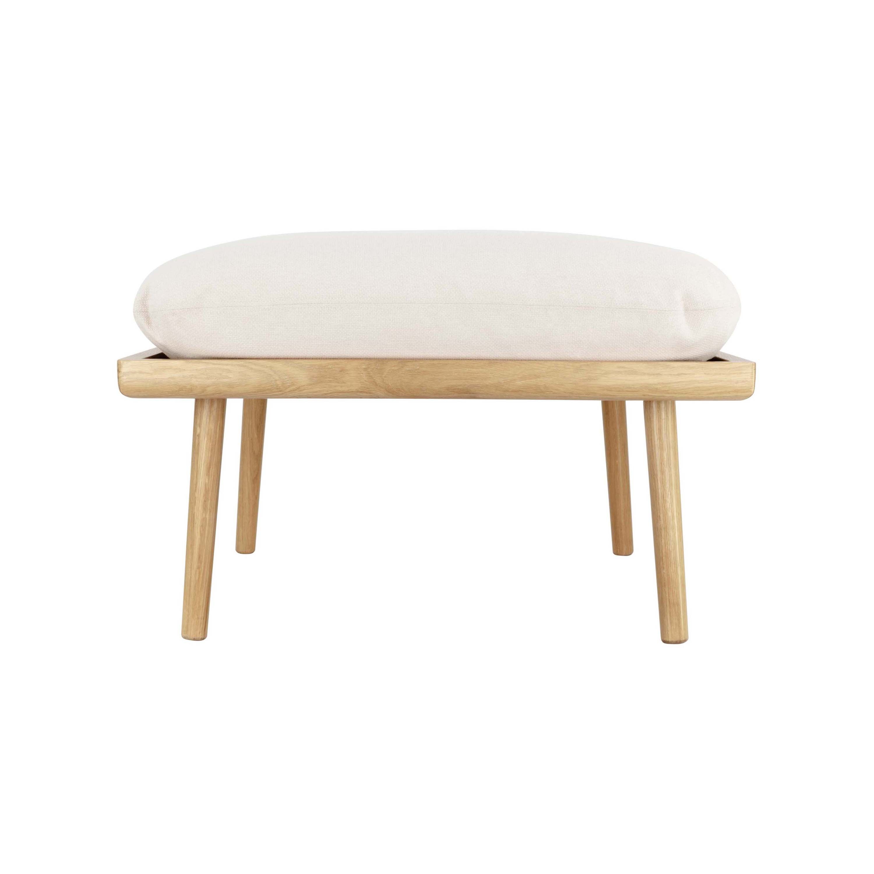 Lounge Around Shuffle | pouffe, oak, white sands