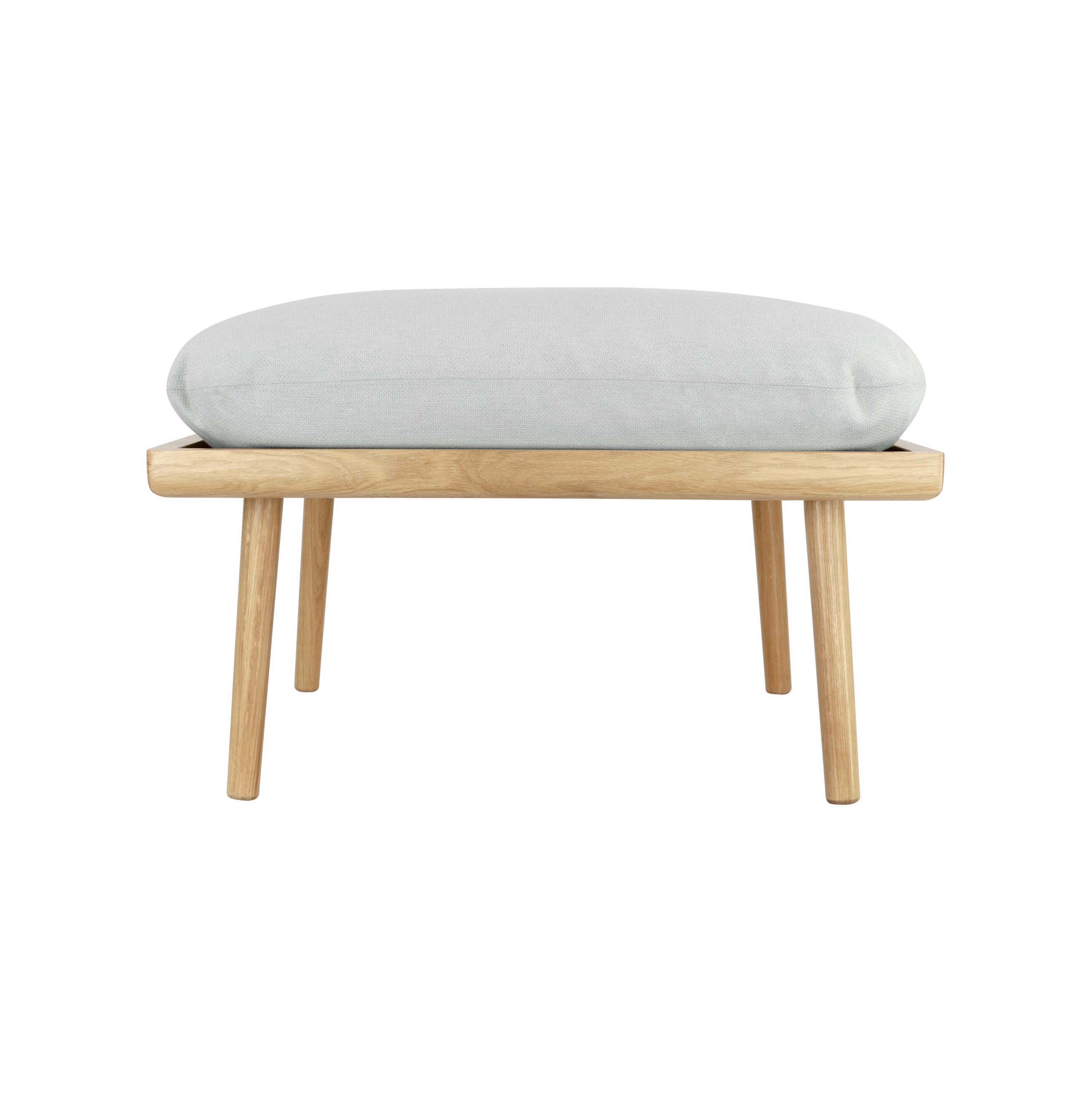 Lounge Around Shuffle | pouffe, oak, sterling