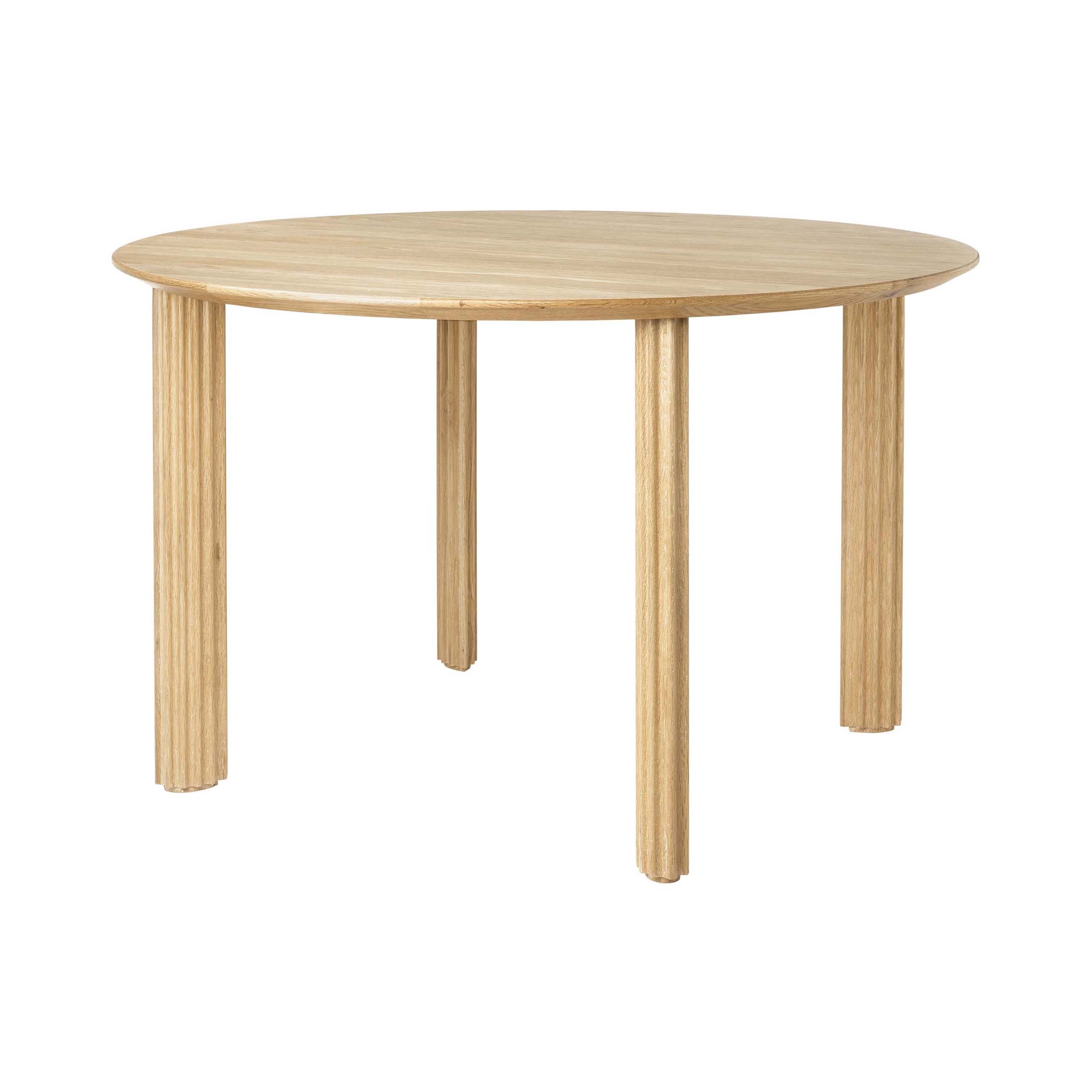 Comfort Circle | dining table, ripples, oak