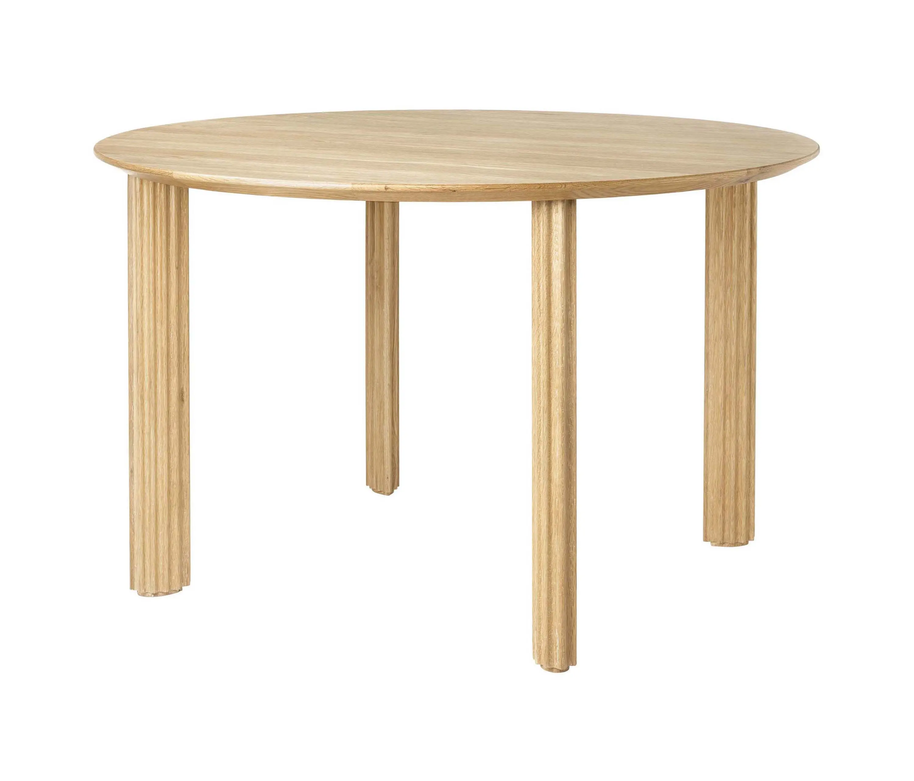 UMAGE - Comfort Circle | dining table, ripples, oak