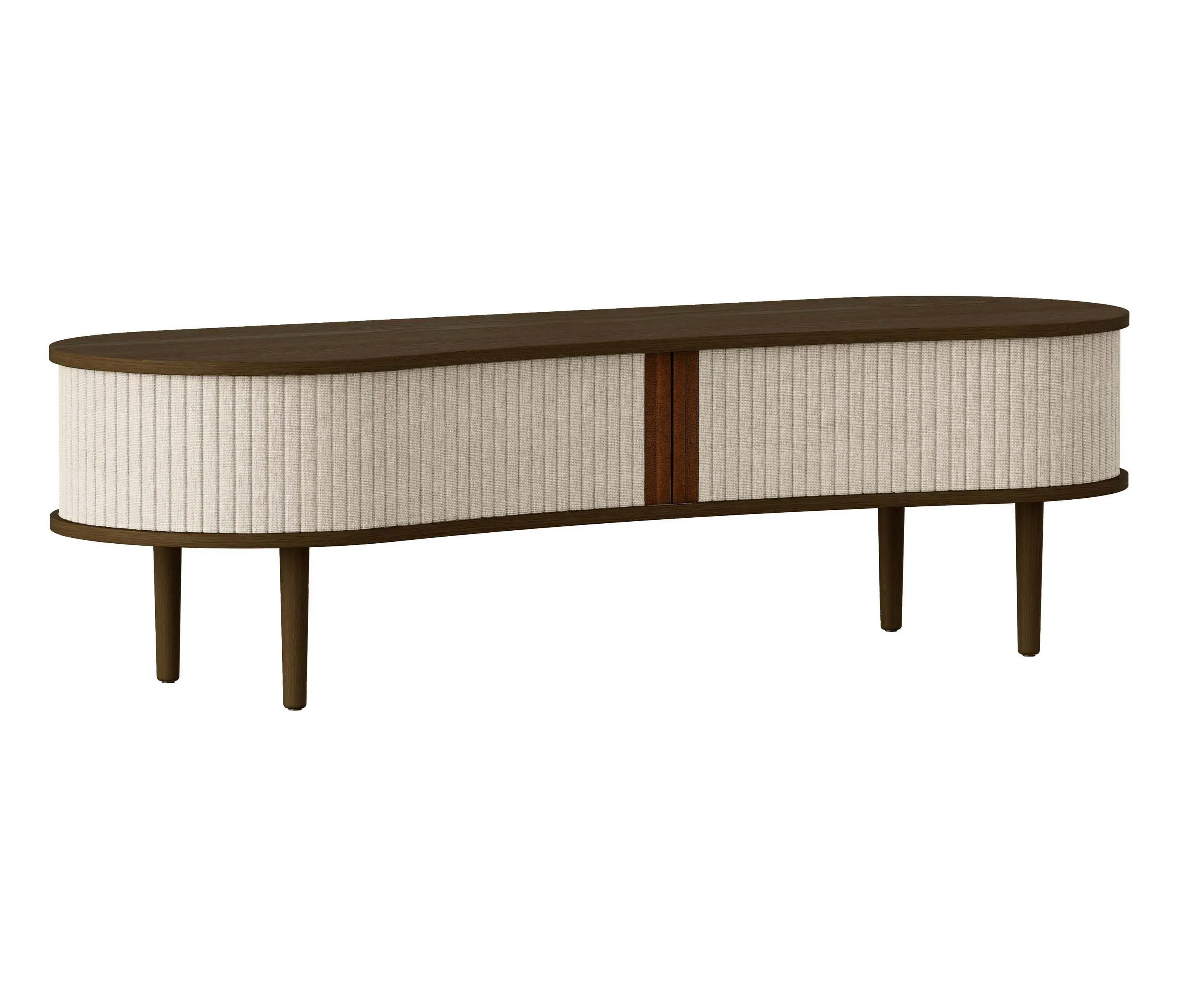 UMAGE - Audacious | TV bench, dark oak, white sands