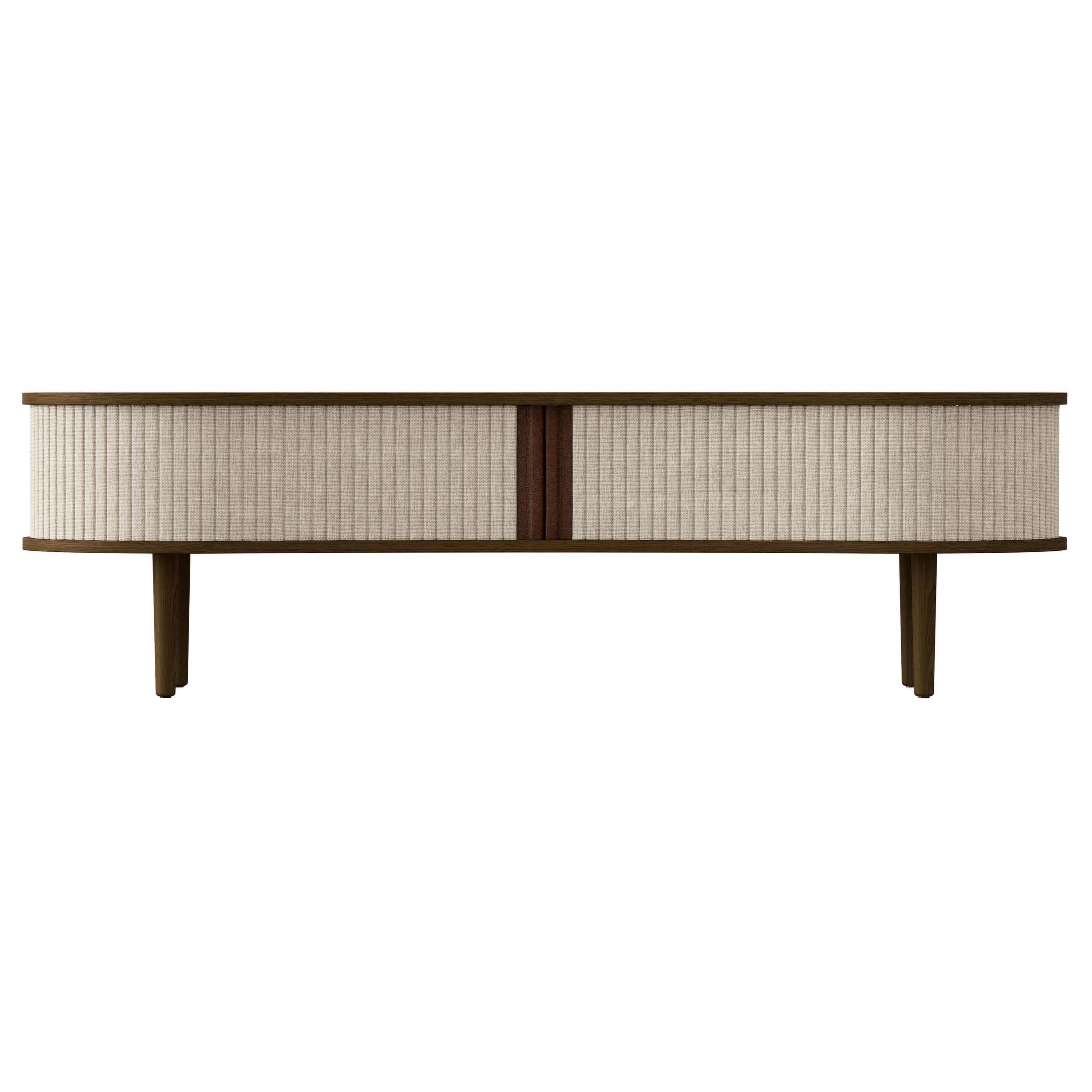 Display product Audacious | TV bench, dark oak, white sands from manufacturer UMAGE