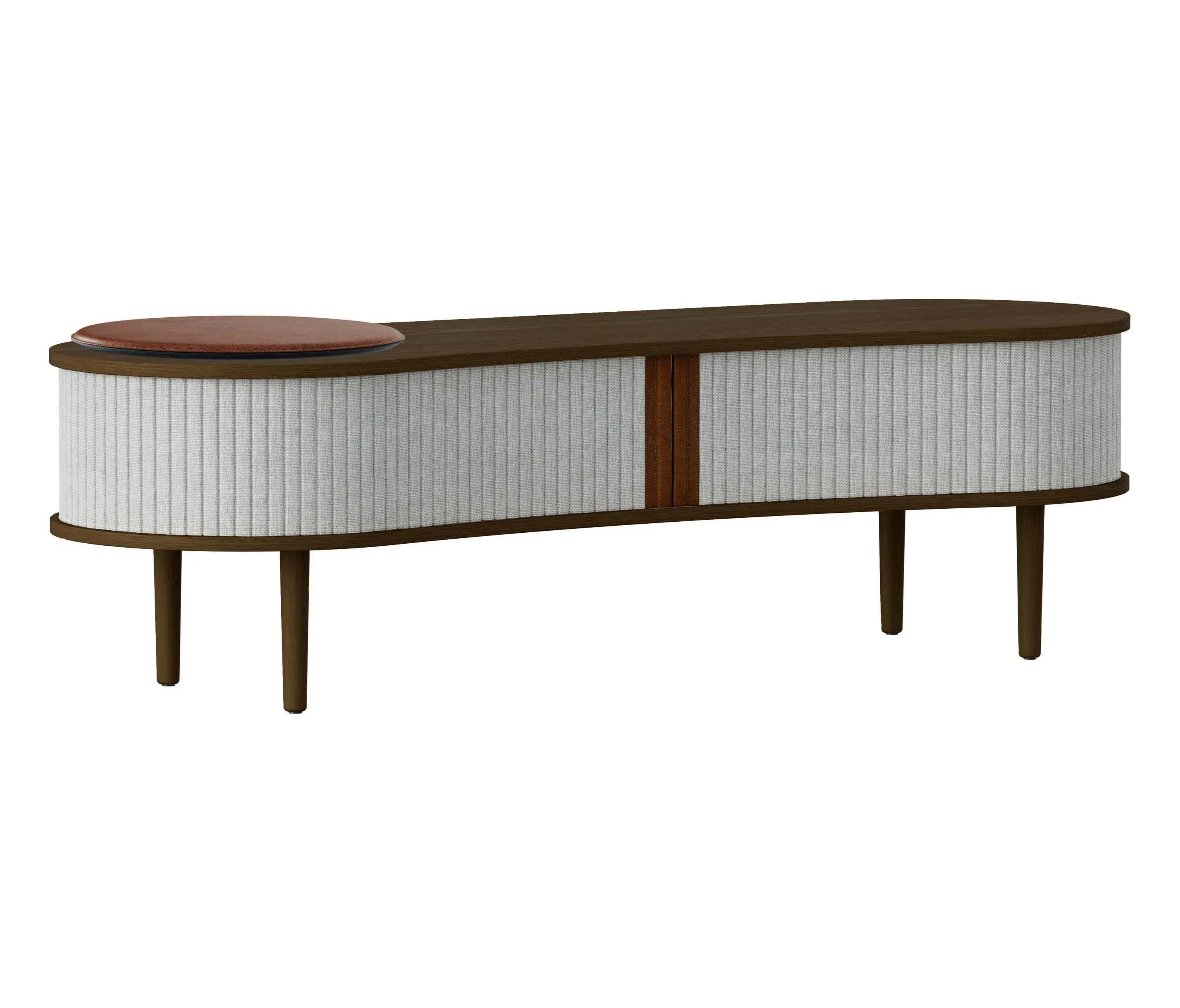 UMAGE - Audacious | TV bench, dark oak, sterling