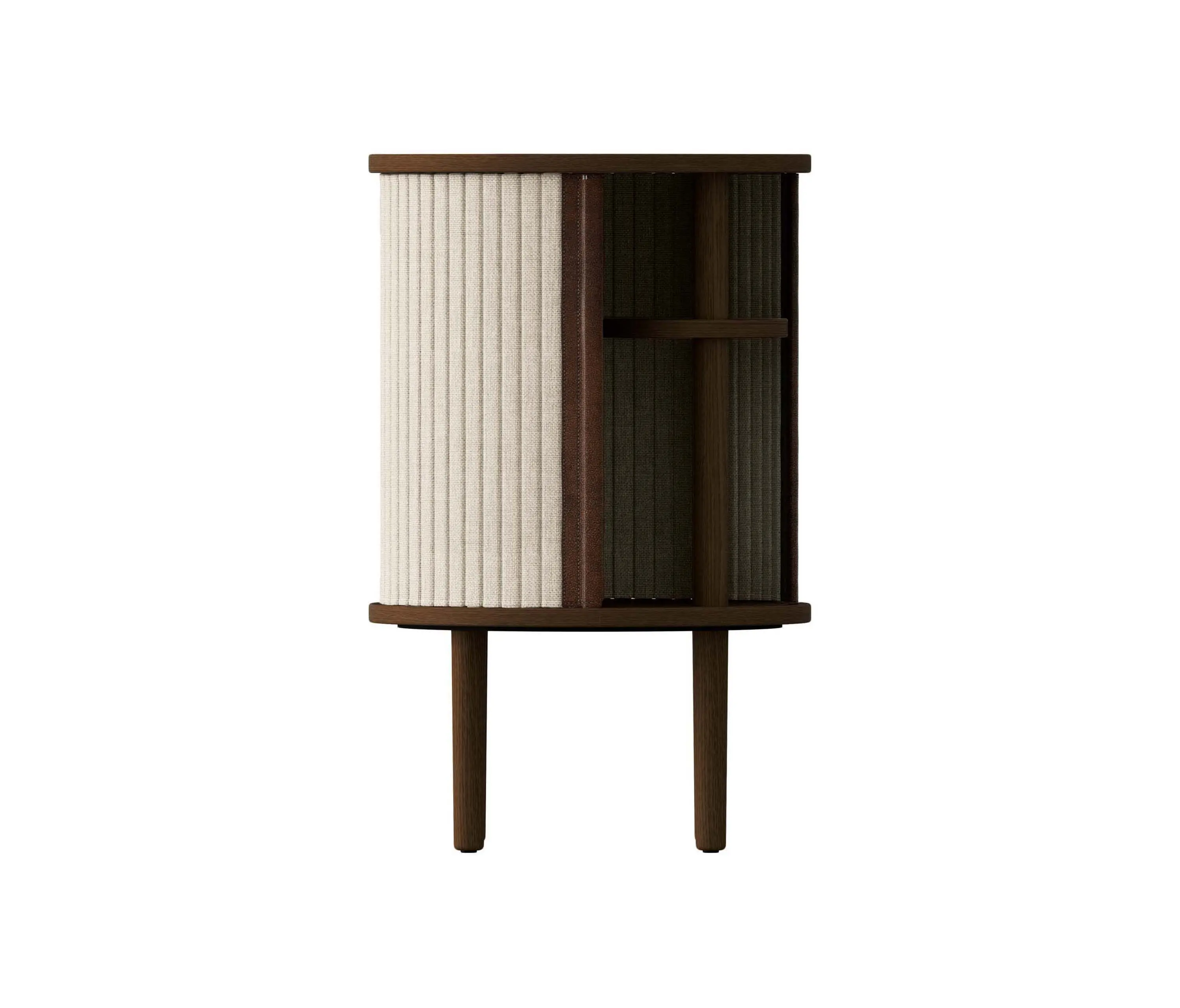 UMAGE - Audacious | side table, dark oak, white sands