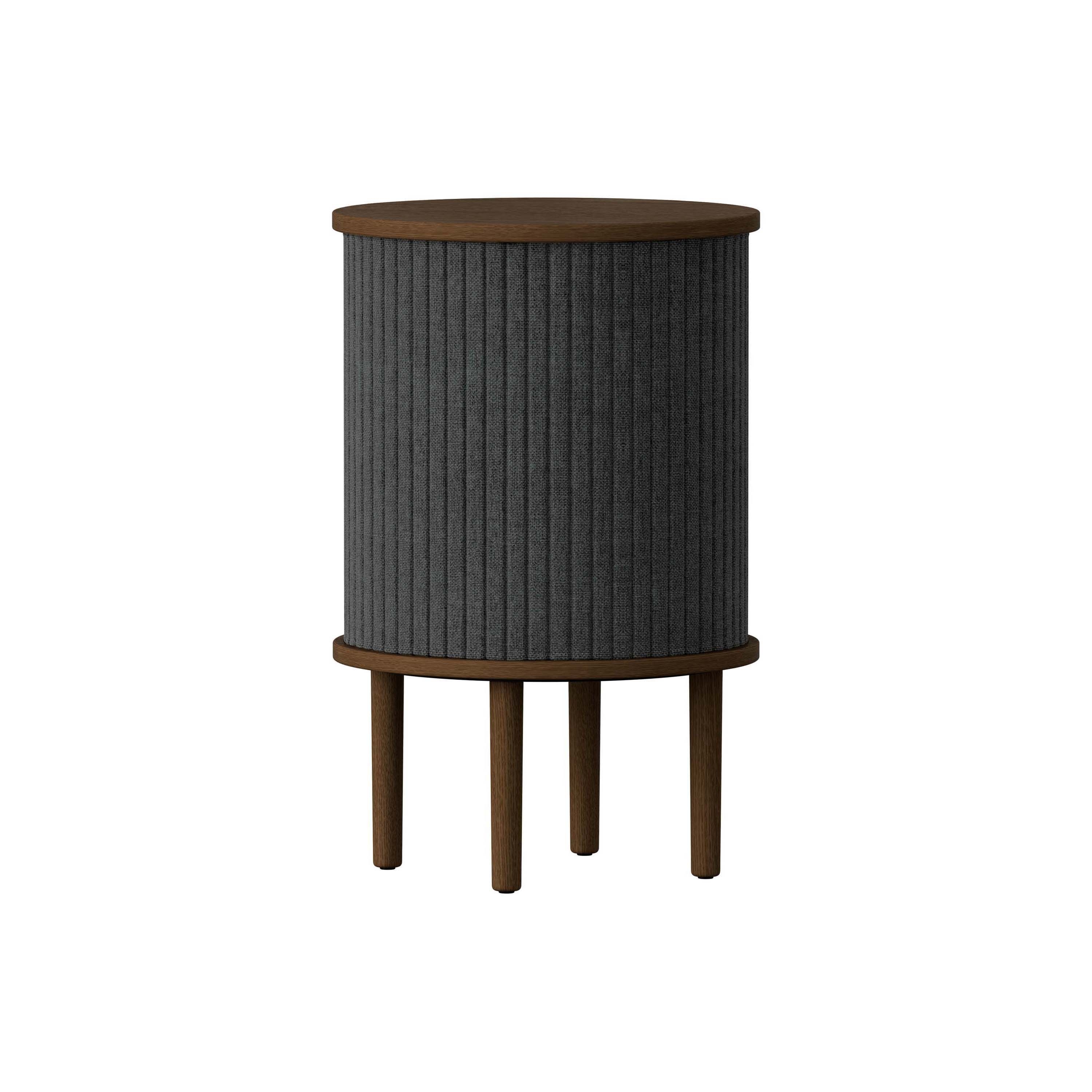 Audacious | side table, dark oak, shadow