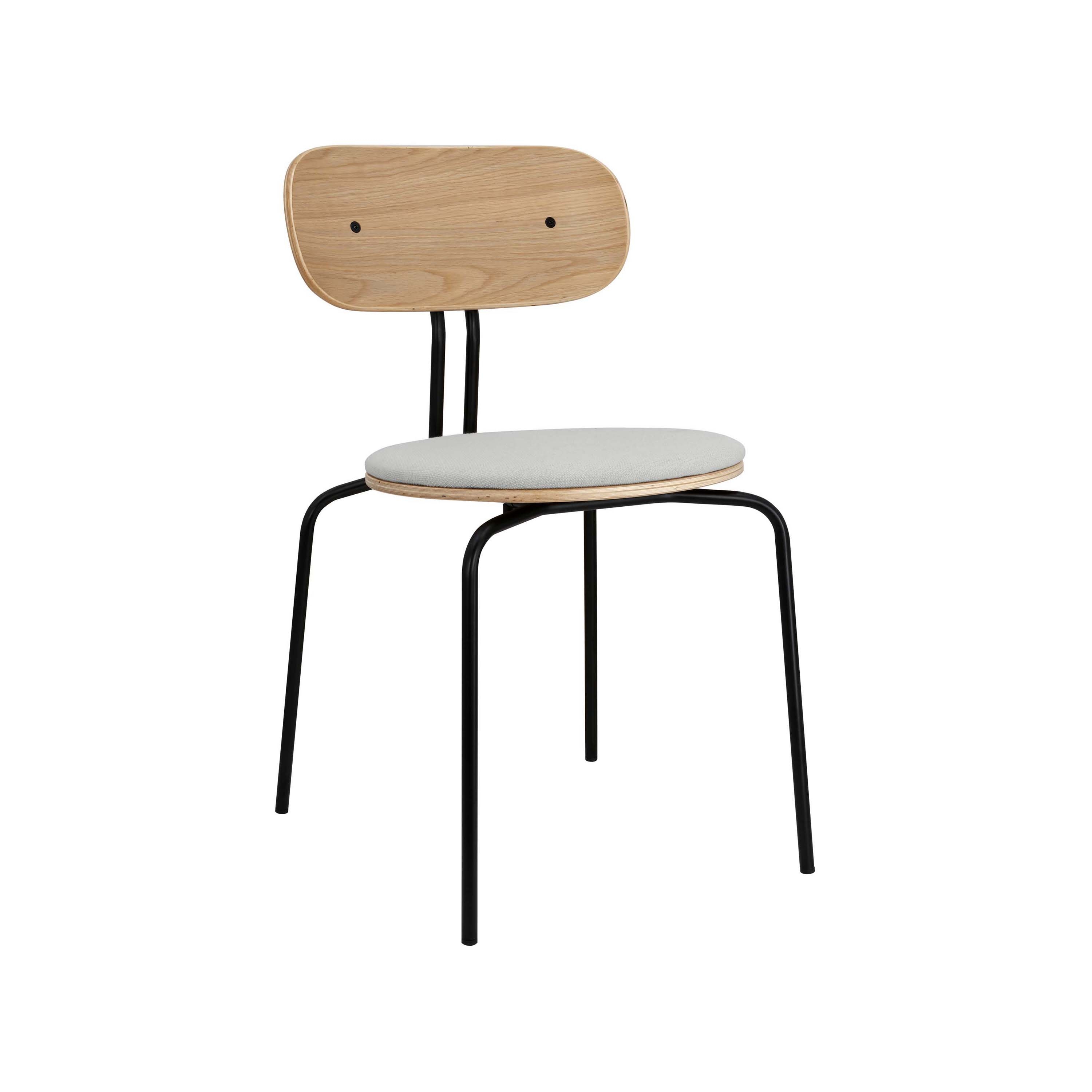 Curious | oak, sterling, black legs