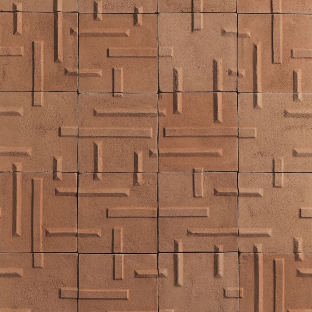 Display product Piastrelle Segnate | Piastrelle Segnate wall coverings from manufacturer Fornace Brioni srl