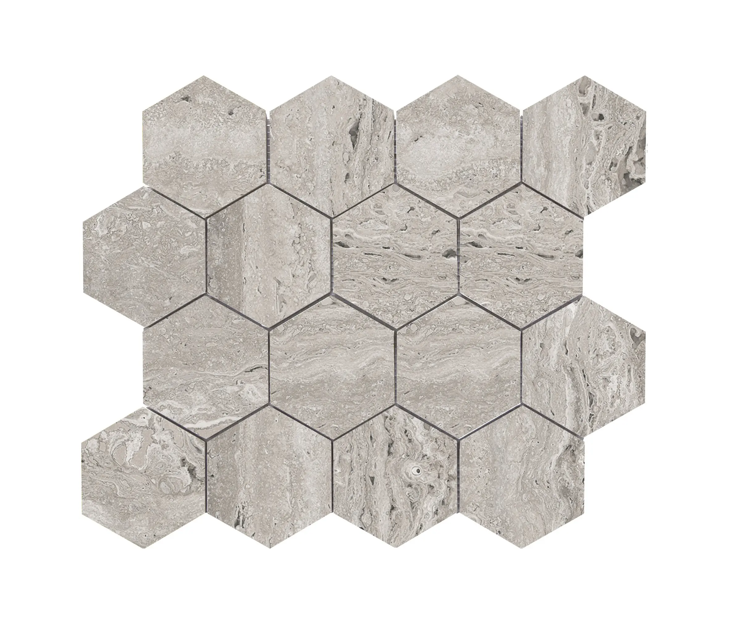 Cifre - LICEO HEXAGON LARGE GREY PULIDO 28X33,5