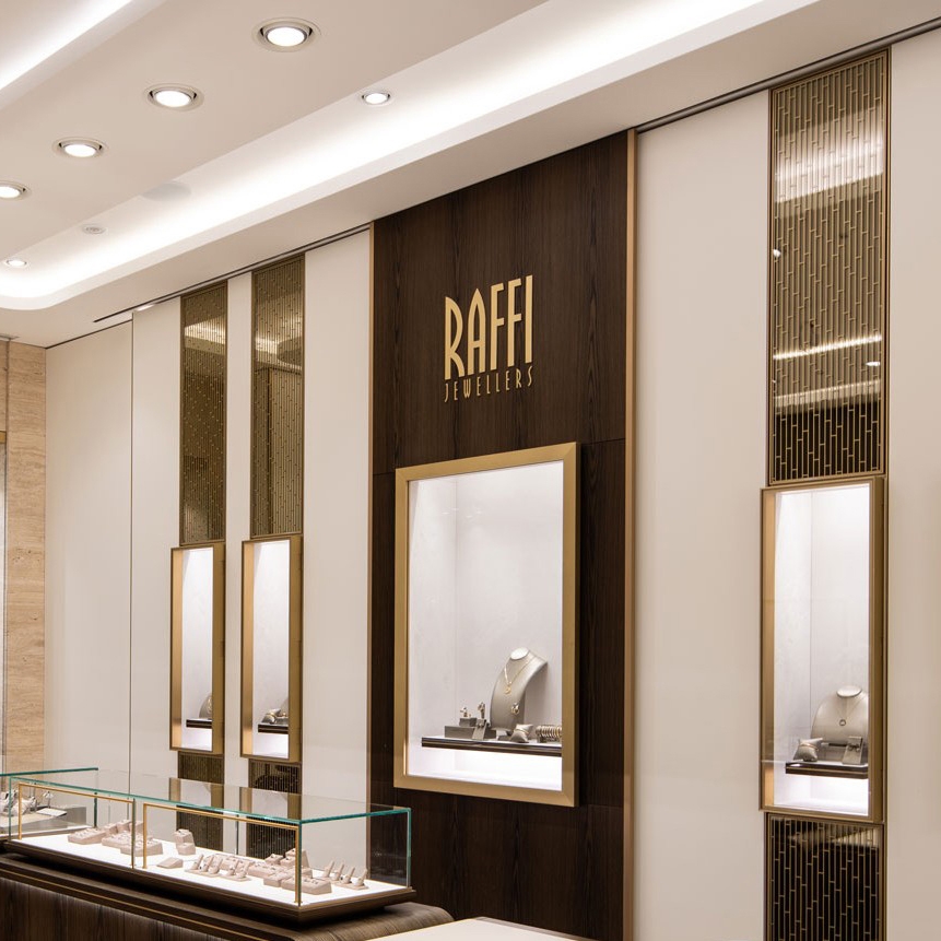 Display product Protruding Wall Showcase from manufacturer barth 