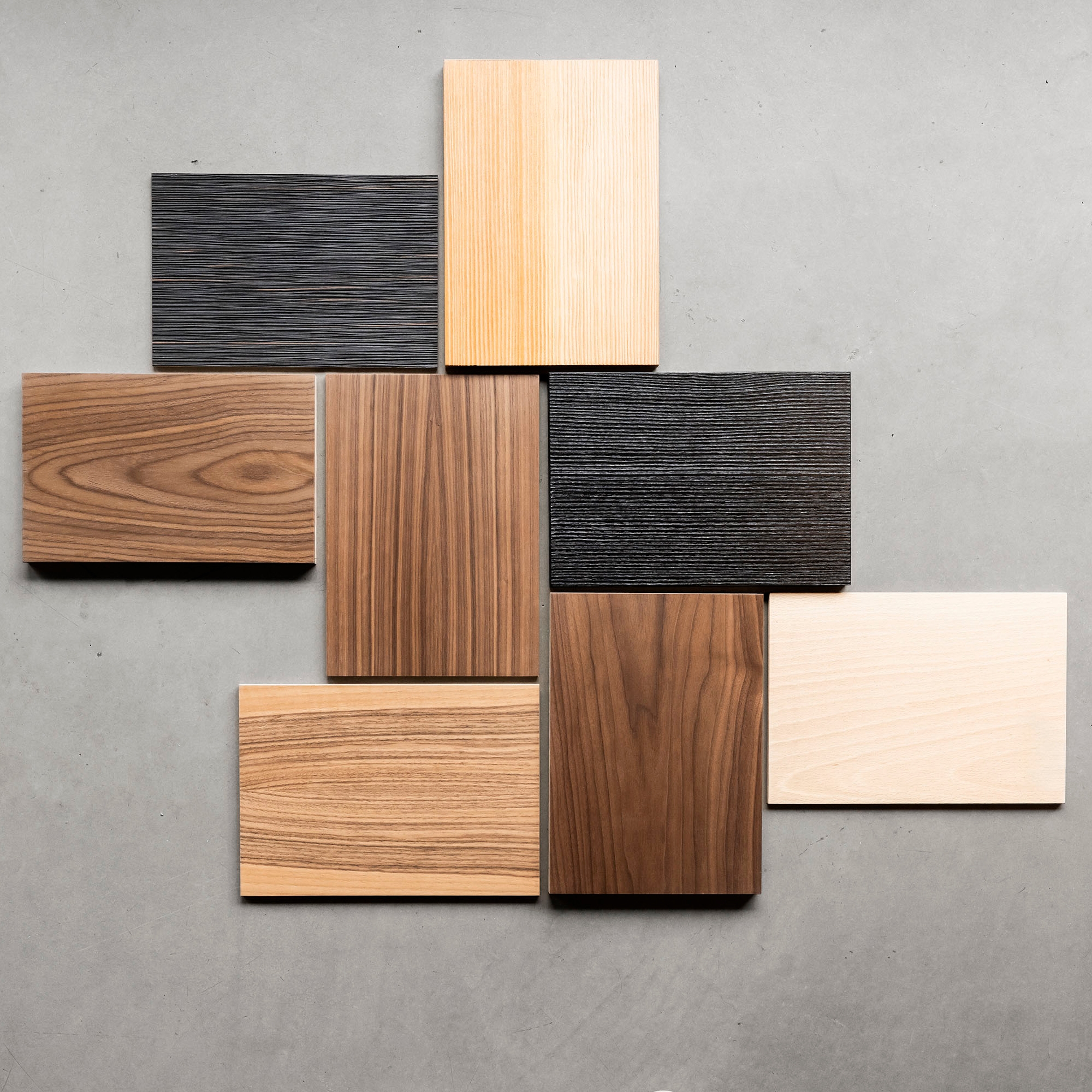 Display product Veneer Sample Collection – Natural Wood Surfaces from manufacturer barth 