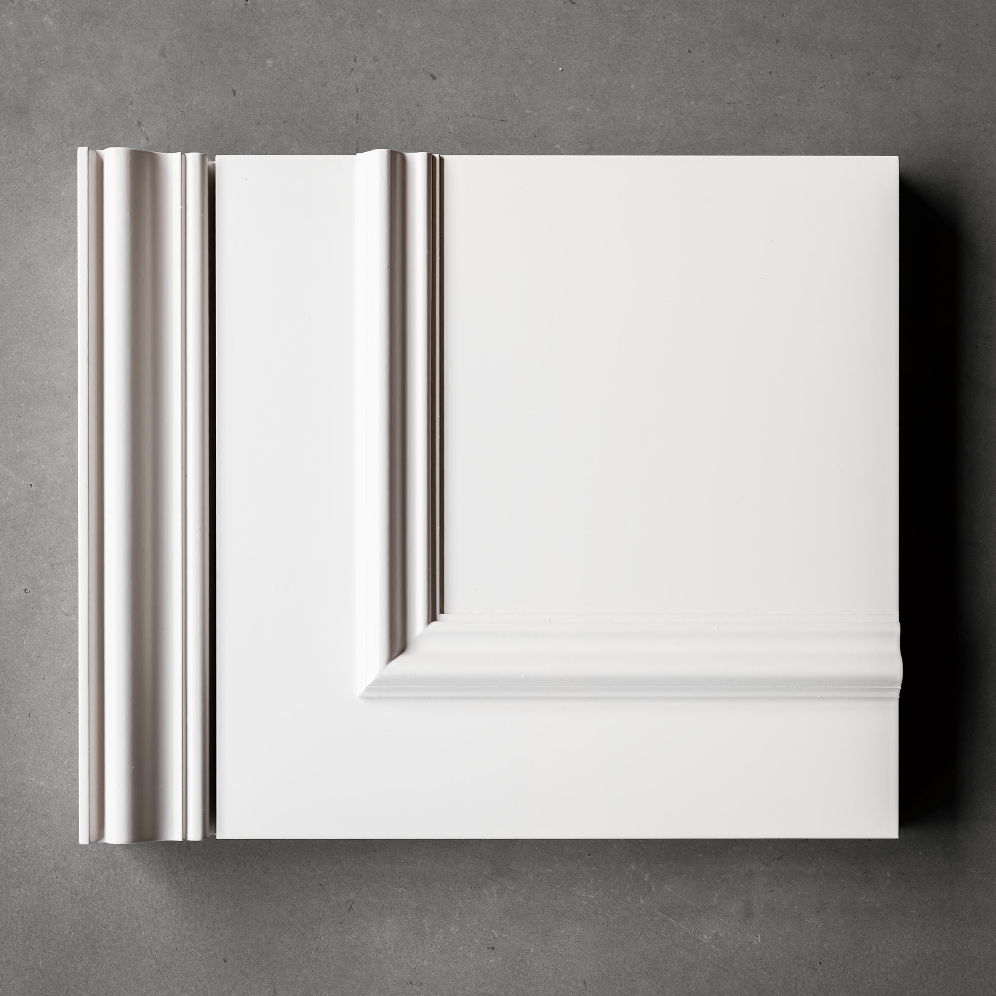 Display product White Lacquered MDF with Classic Panel Profile from manufacturer barth 