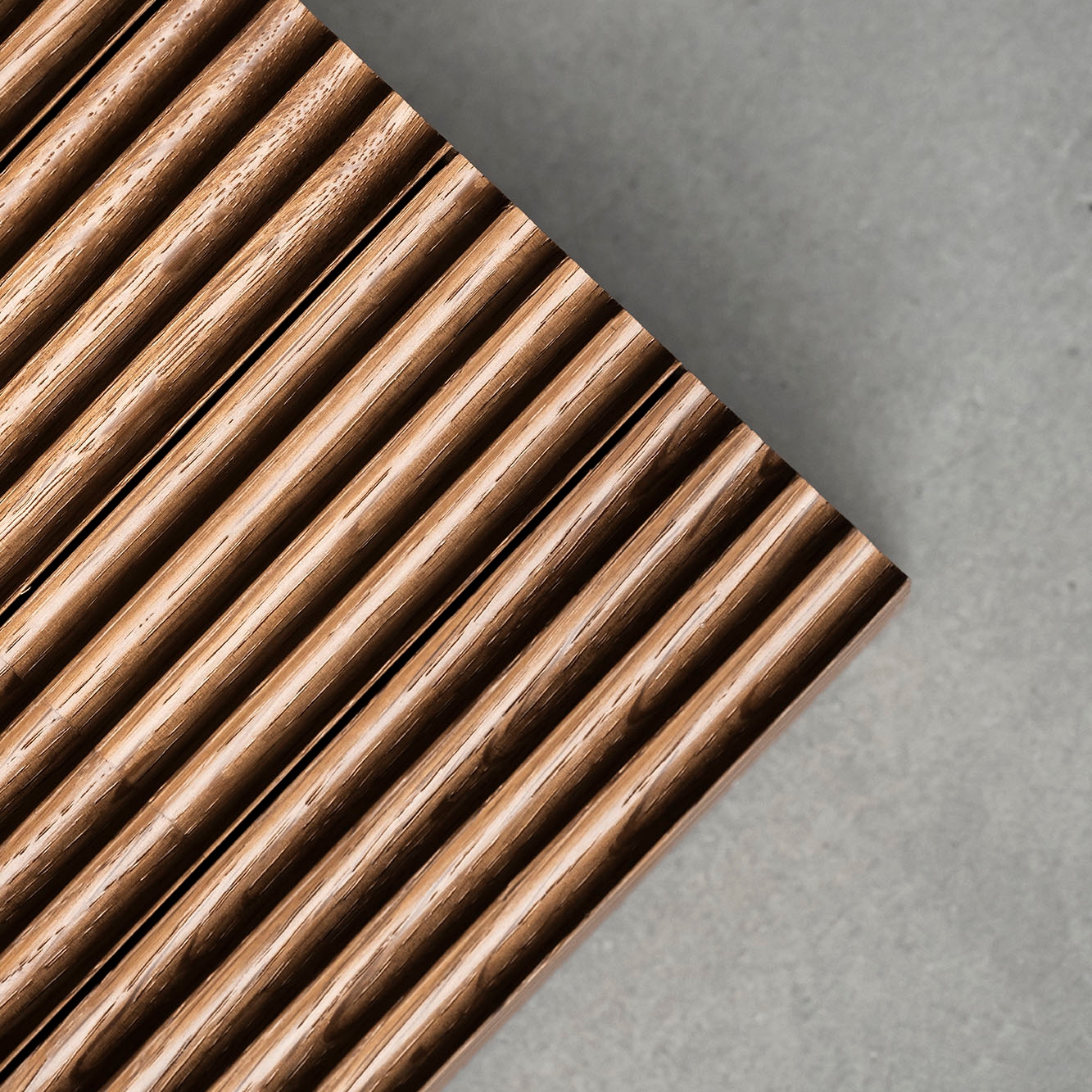 Display product Profiled Wood with Concave Milling – Semicircular Grooves from manufacturer barth 