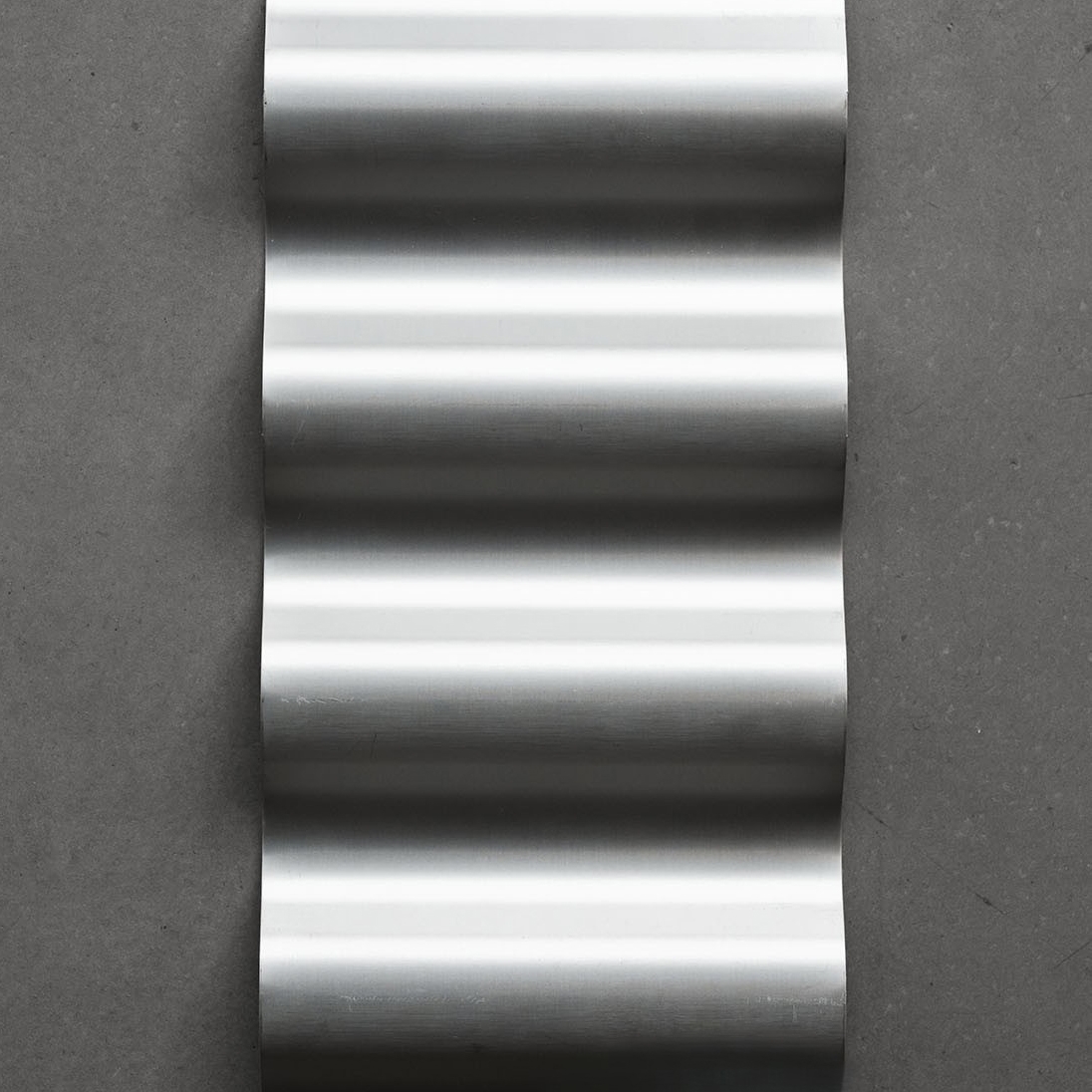 Display product Wave-Formed Metal Sheet – Aluminium Look from manufacturer barth 