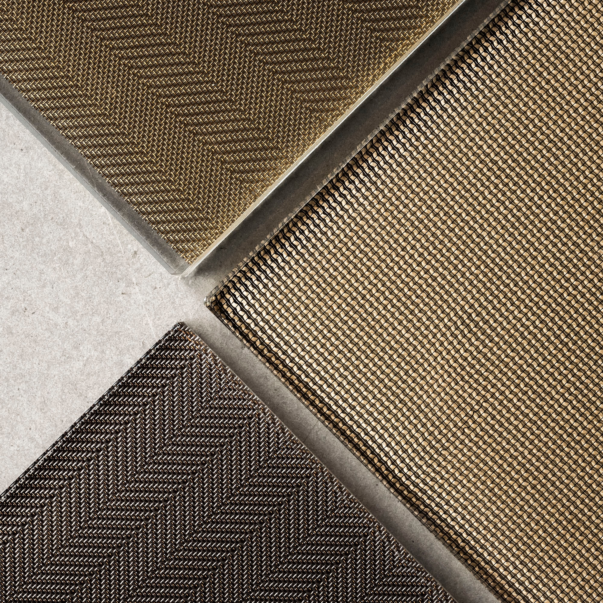 Display product Metal Mesh Laminate Panels from manufacturer barth 