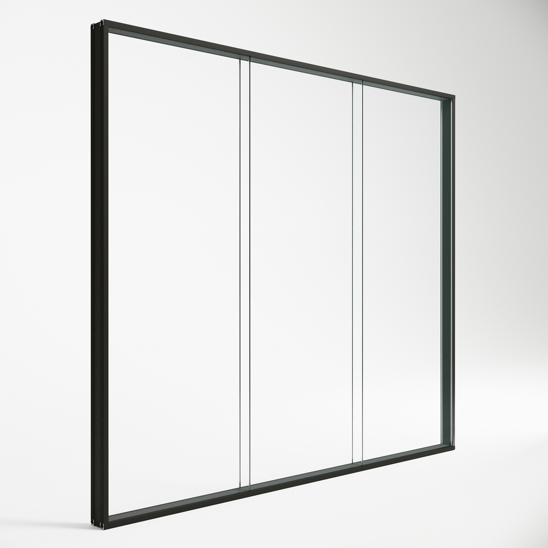 Double Glaze Glass Walls - 66.2 acoustic laminated glass