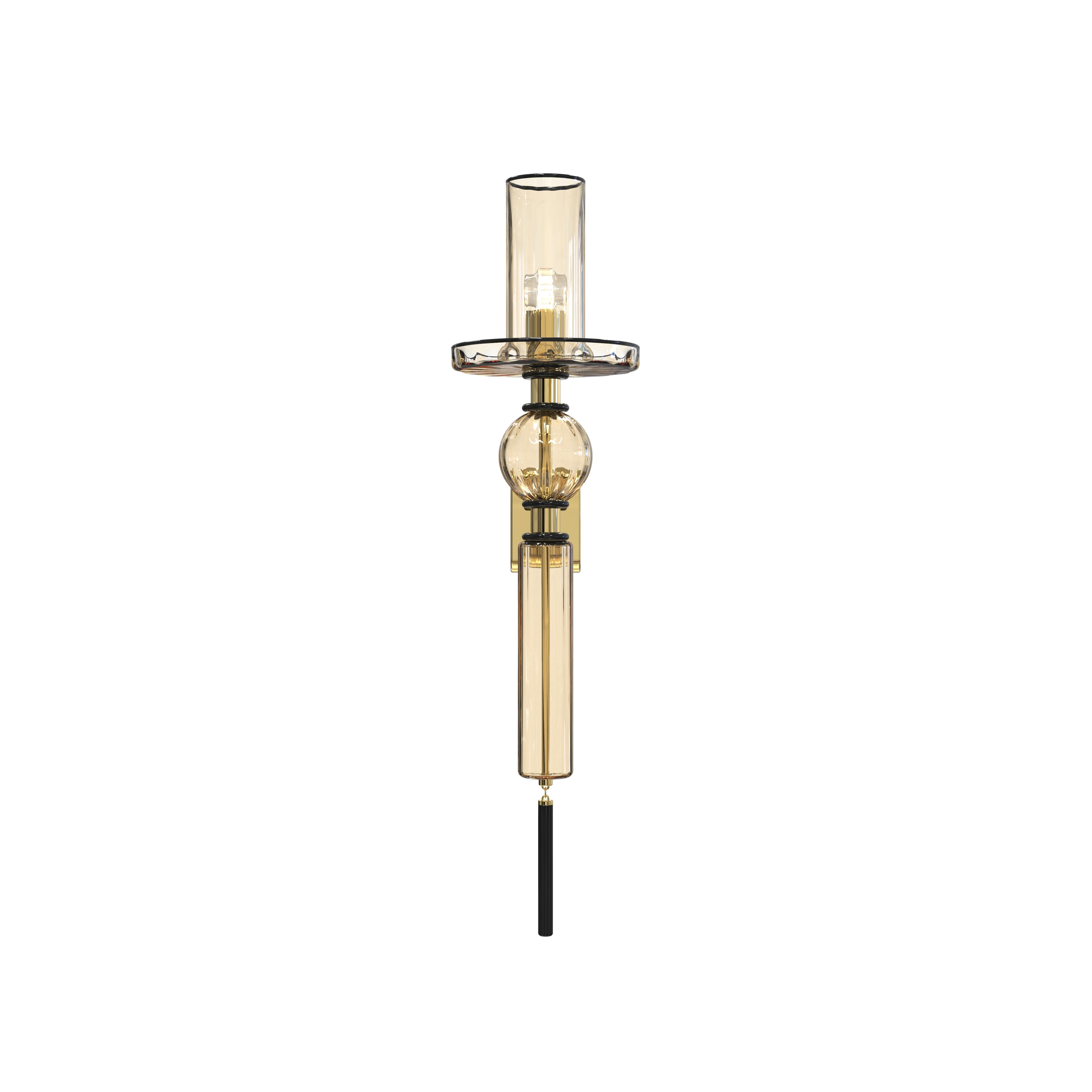 Display product CANALETTO Murano Glass Wall Sconce from manufacturer Piumati