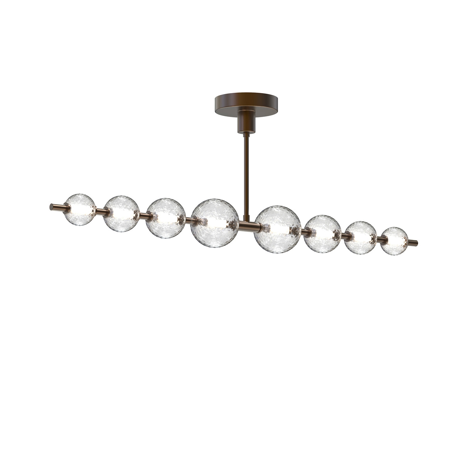 Display product CARAVAGGIO Murano Glass Chandelier from manufacturer Piumati