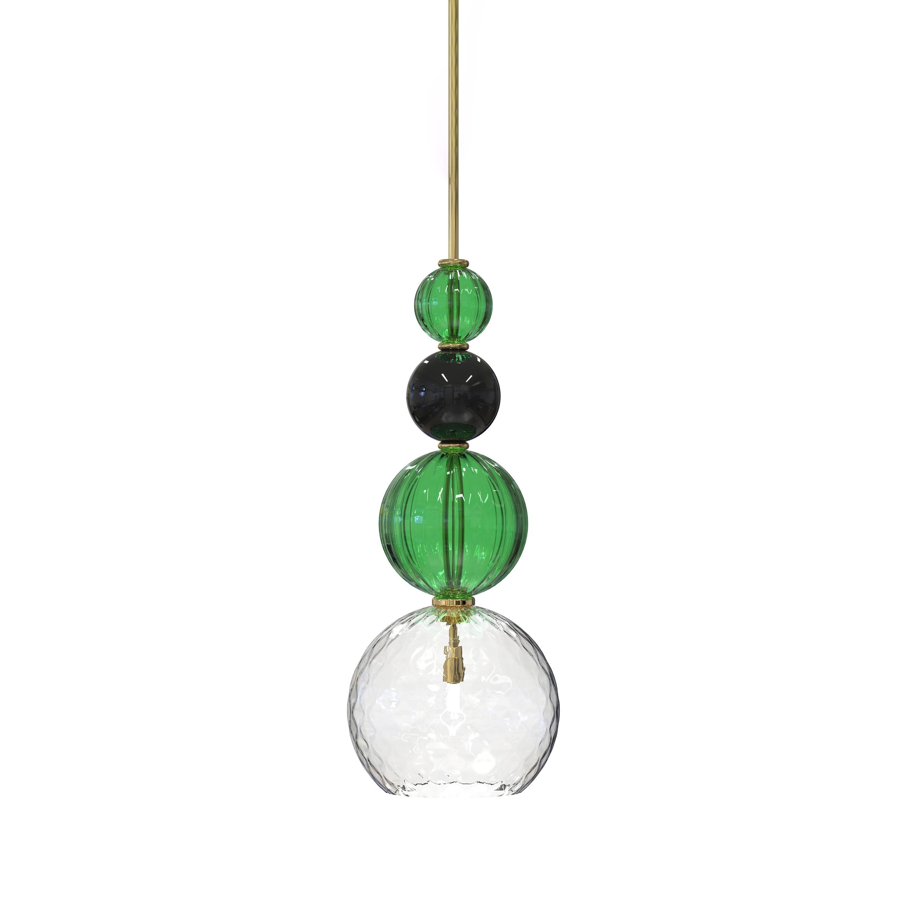 Mostra il prodotto CARUSO Murano Glass Pendant Light del produttore Piumati