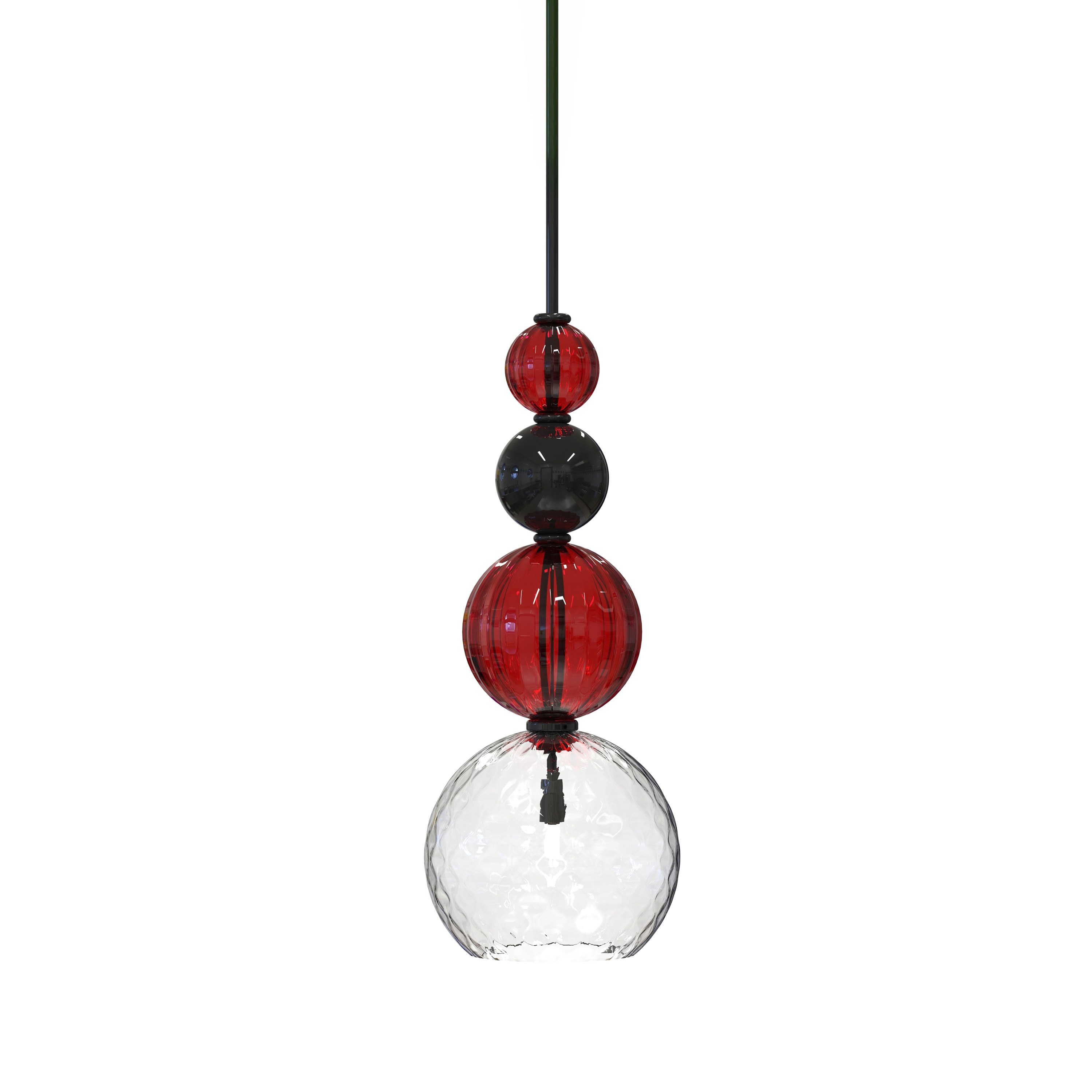 Mostra il prodotto CARUSO Murano Glass Pendant Light del produttore Piumati
