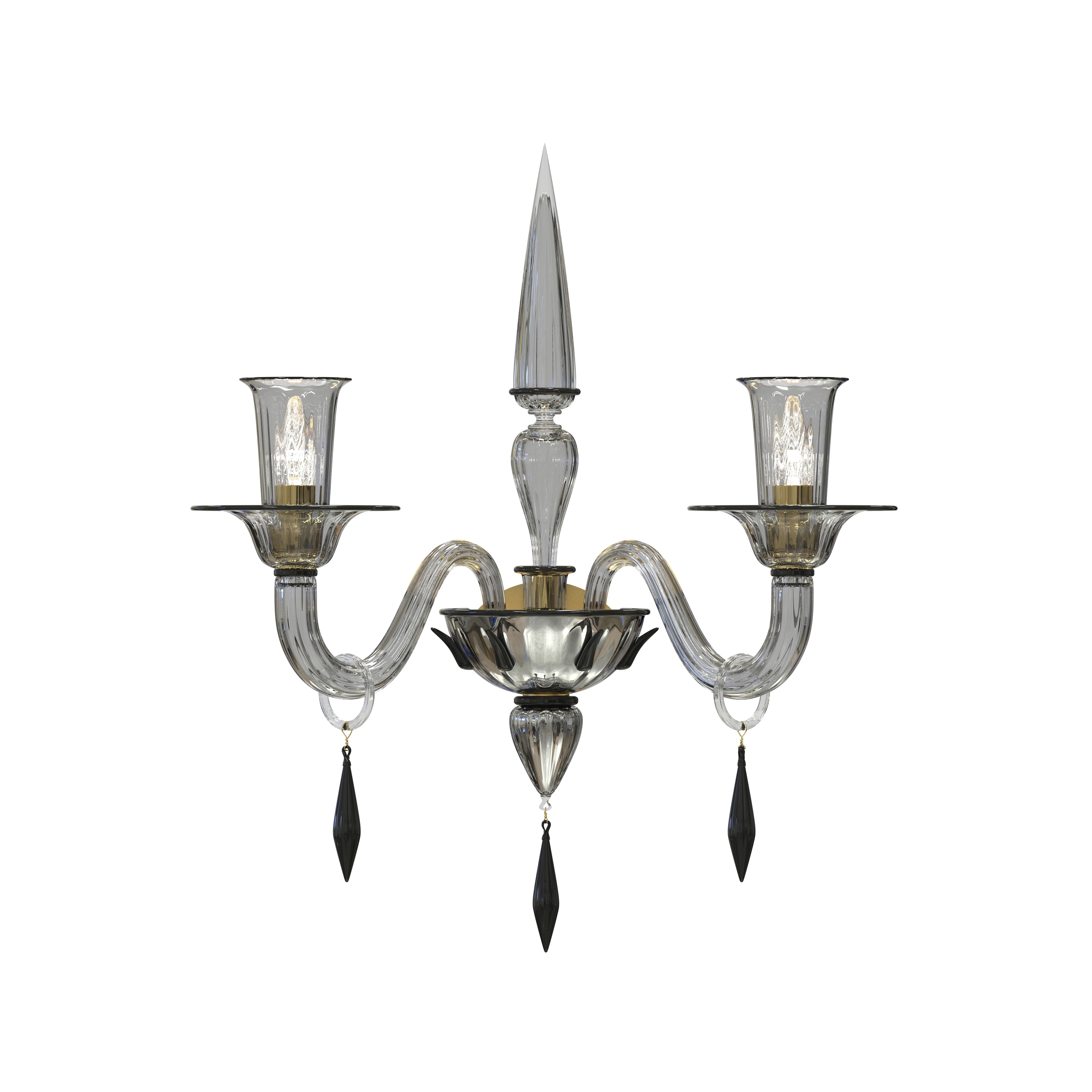 Mostrar el producto CELLINI Murano Glass Wall Sconce del fabricante Piumati