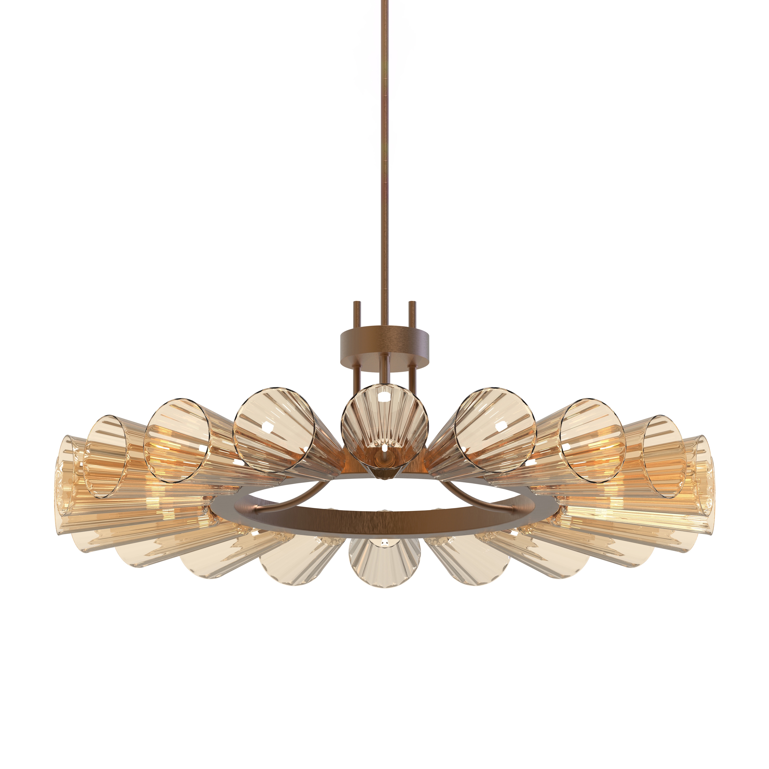 Afficher le produit FOSCARINI I Murano Glass Chandelier du fabricant Piumati