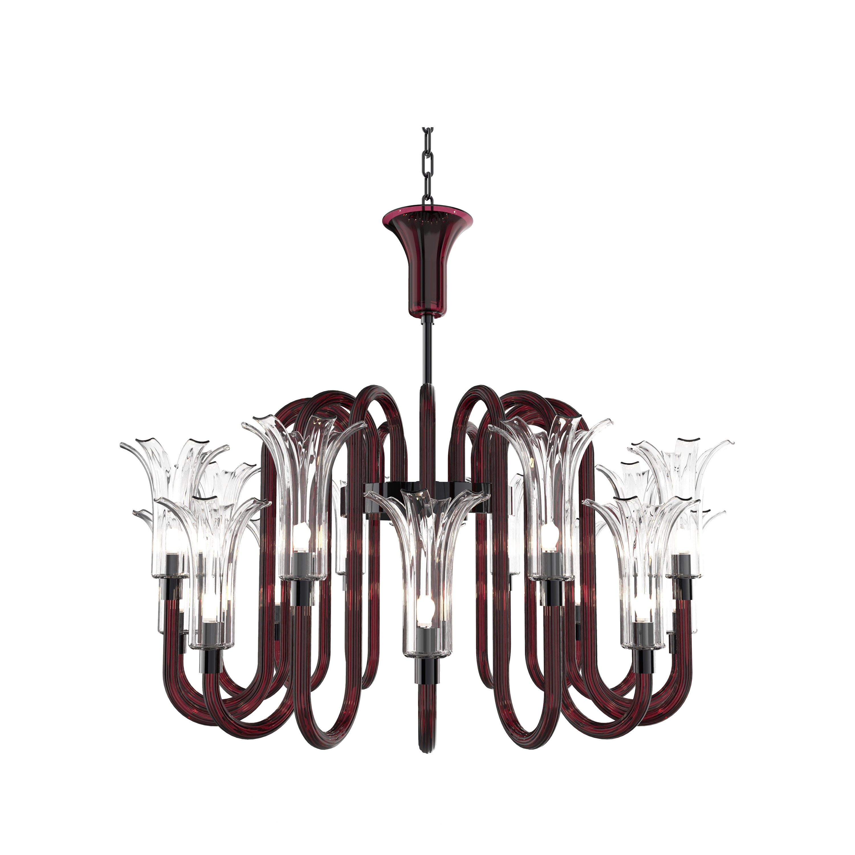 GALILEO Murano Glass Chandelier