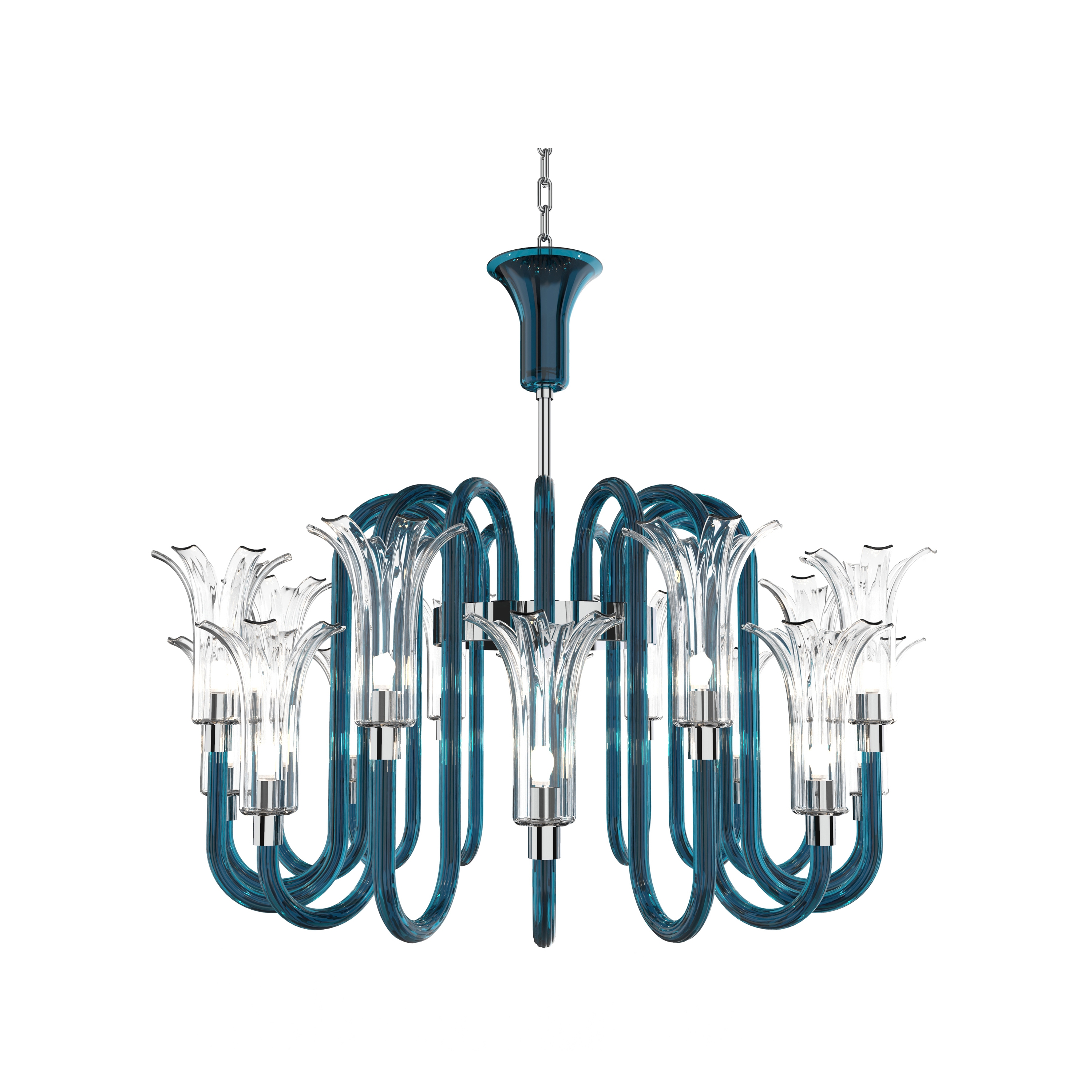 GALILEO Murano Glass Chandelier