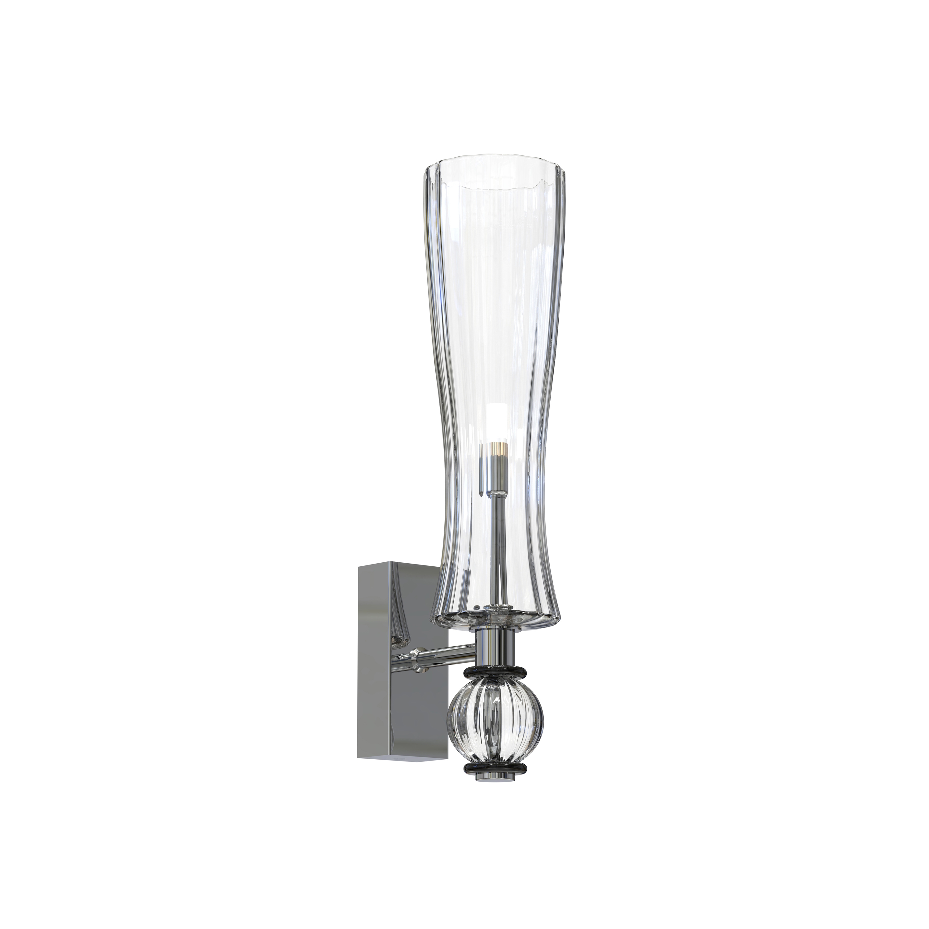 Vertoon produk GIORGIONE Murano Glass Wall Sconce van vervaardiger Piumati