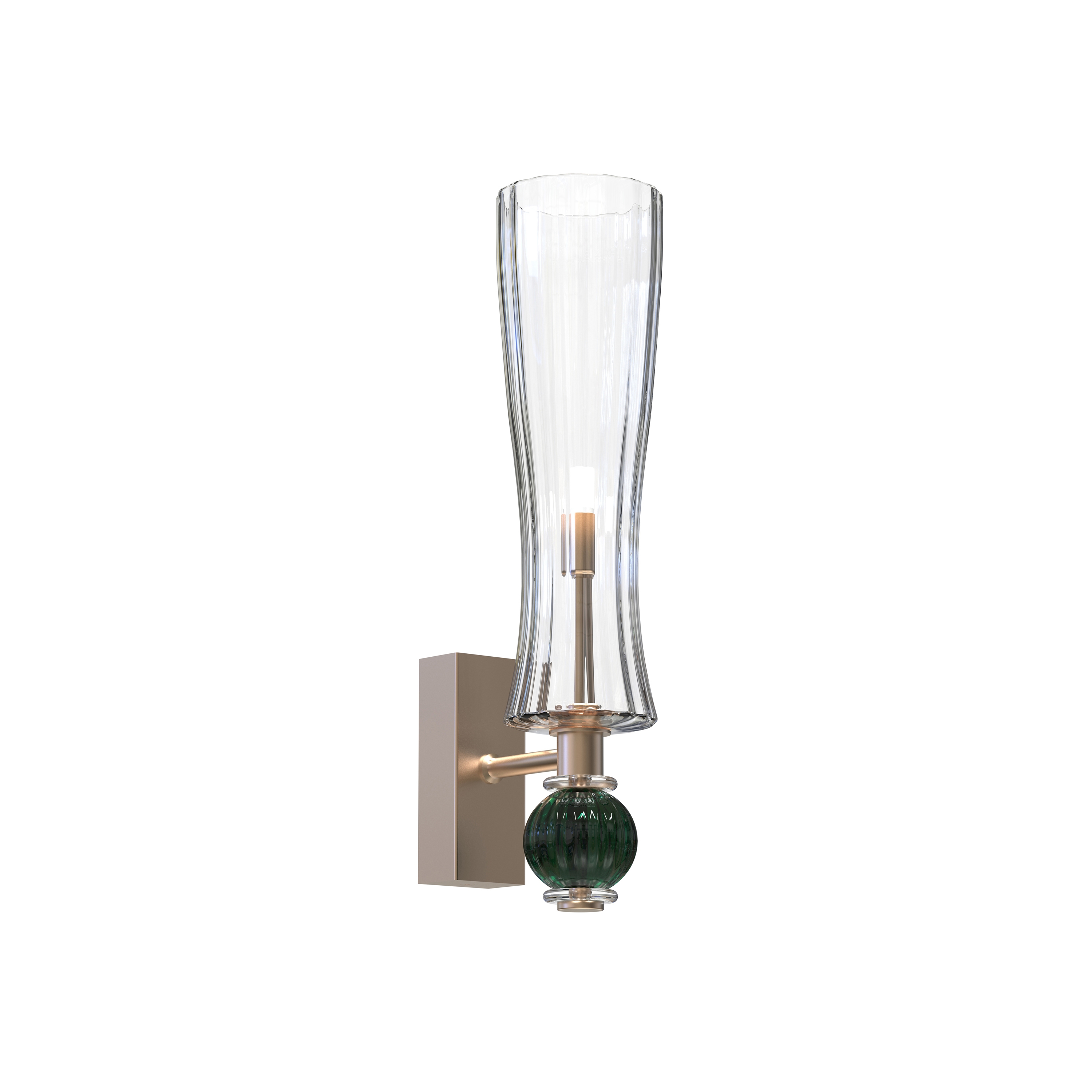 Vertoon produk GIORGIONE Murano Glass Wall Sconce van vervaardiger Piumati
