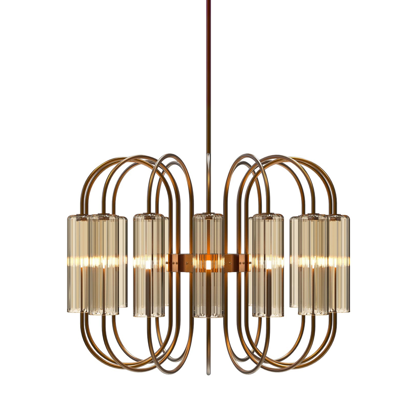 Display product GRIMANI Murano Glass Chandelier from manufacturer Piumati