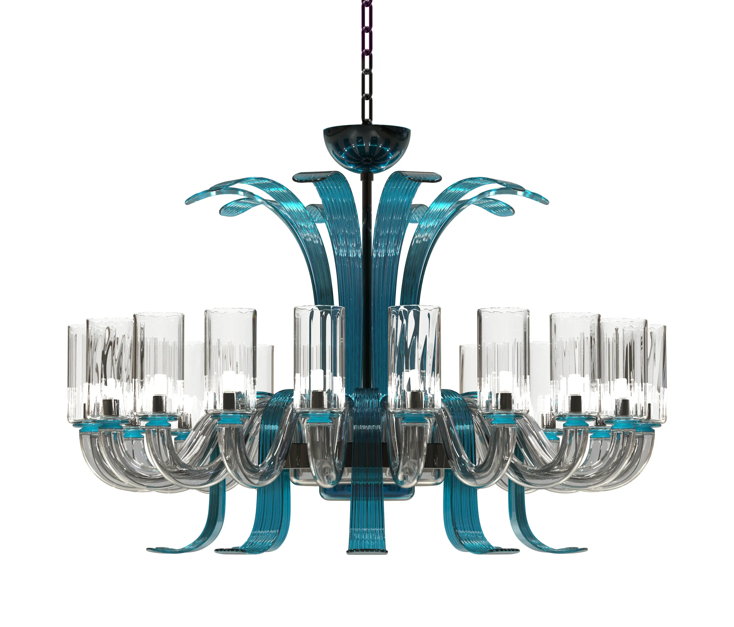 Piumati - LEONARDO Murano Glass Chandelier
