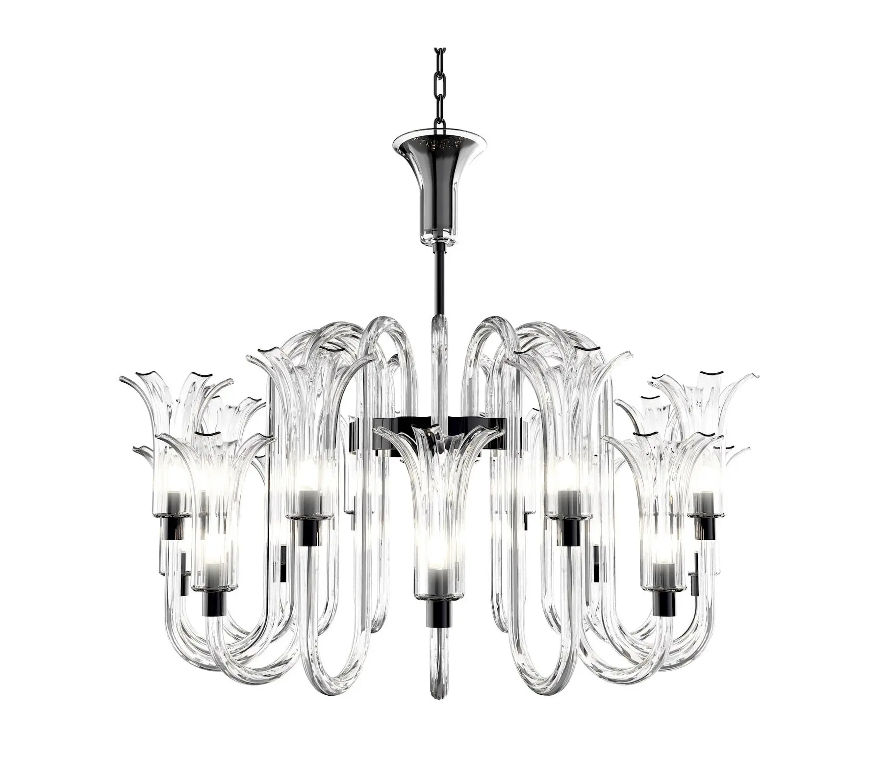 Piumati - MICHELANGELO Murano Glass Chandelier L