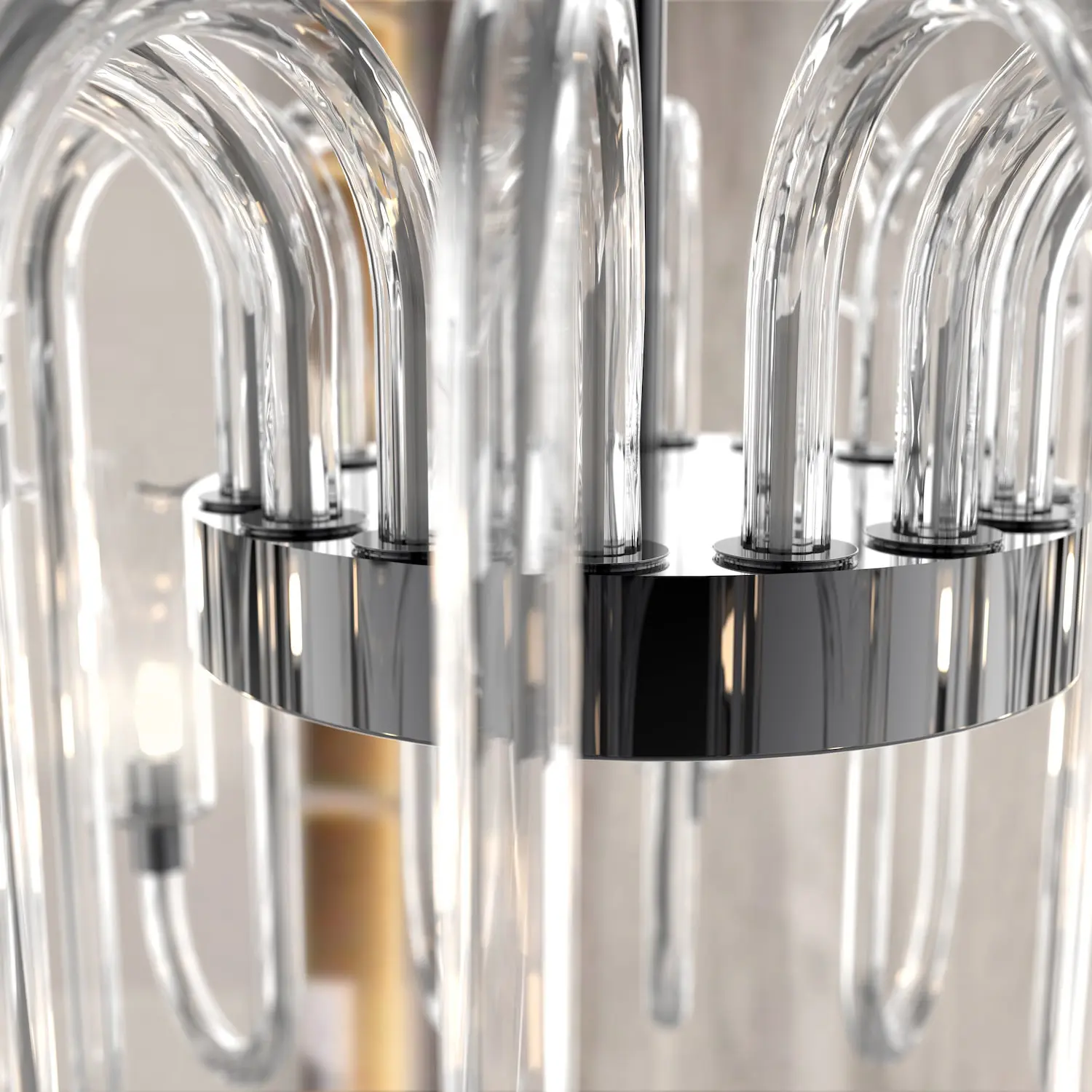 Piumati - MICHELANGELO Murano Glass Chandelier L