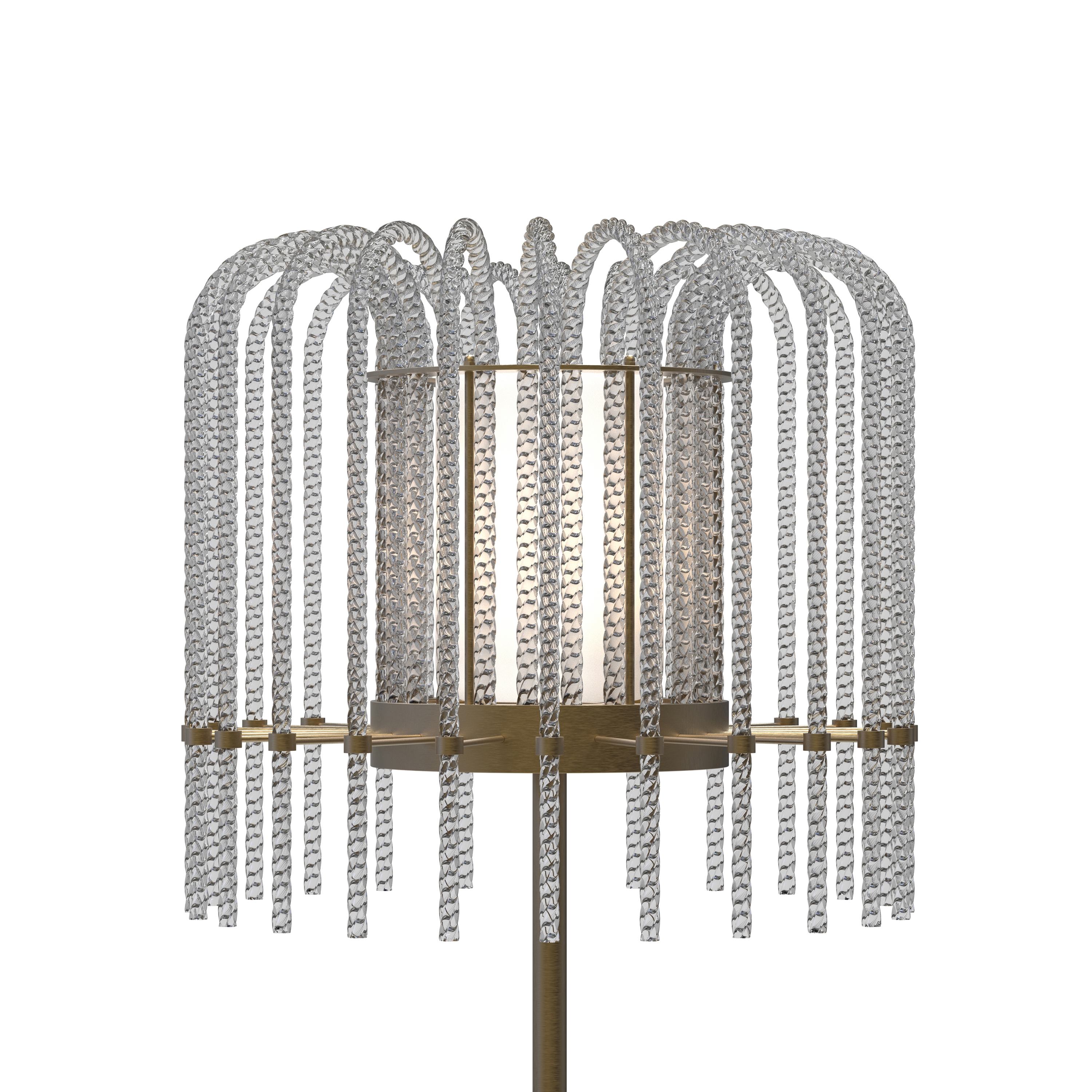 Display product PISANI Murano Glass Floor Lamp from manufacturer Piumati