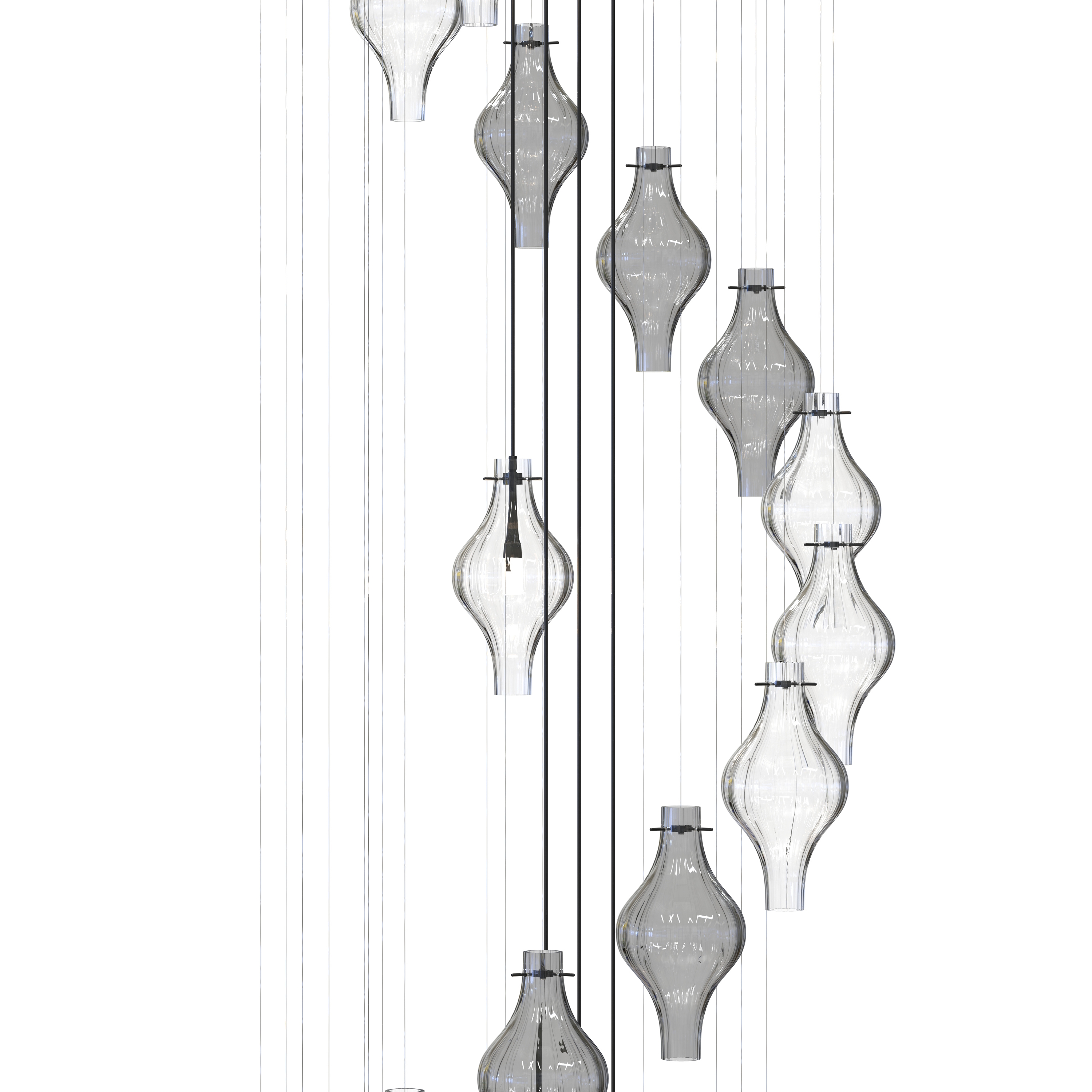 Produkt POLANI Murano Glass Staircase Chandelier des Herstellers Piumati anzeigen