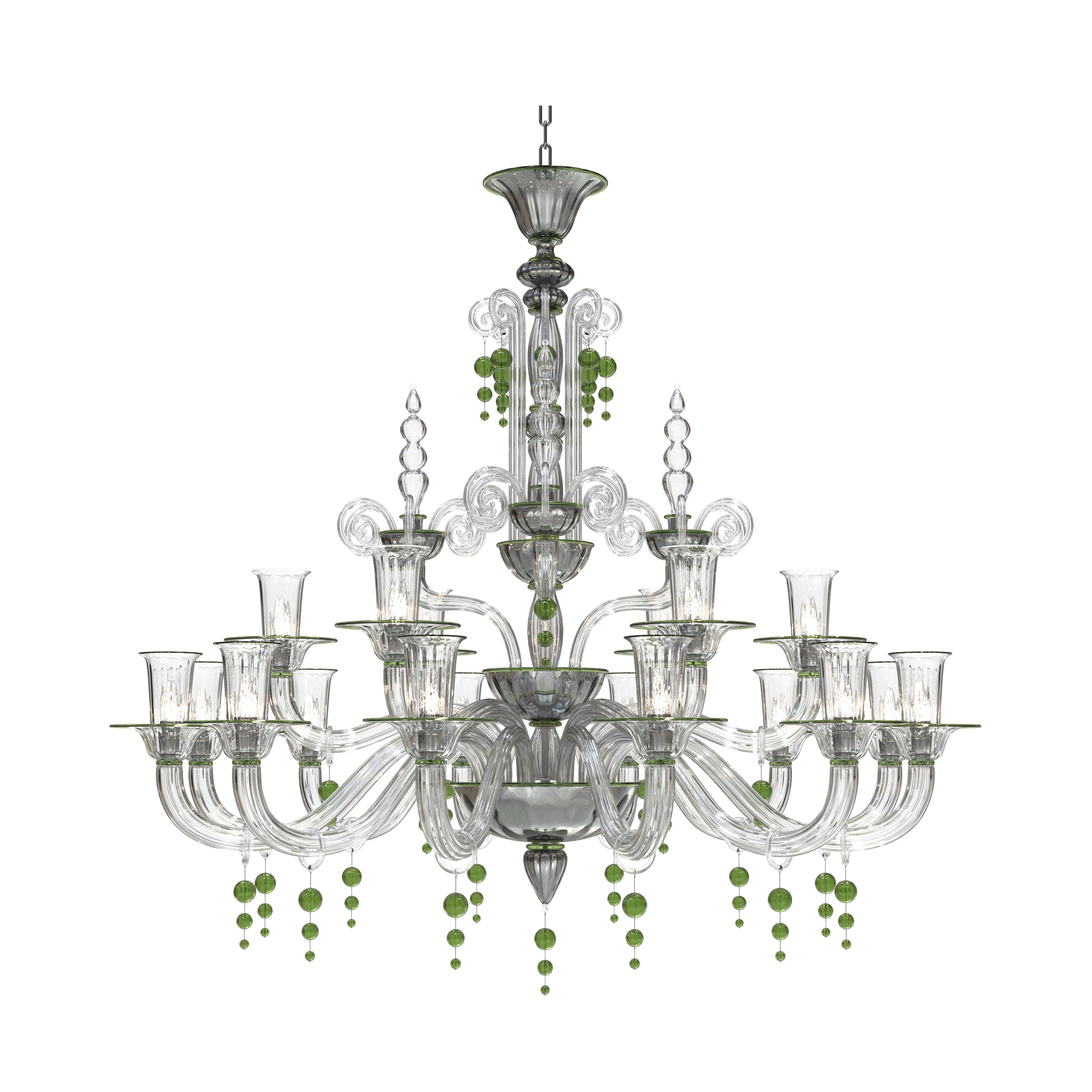 PUCCINI Kronleuchter aus Muranoglas