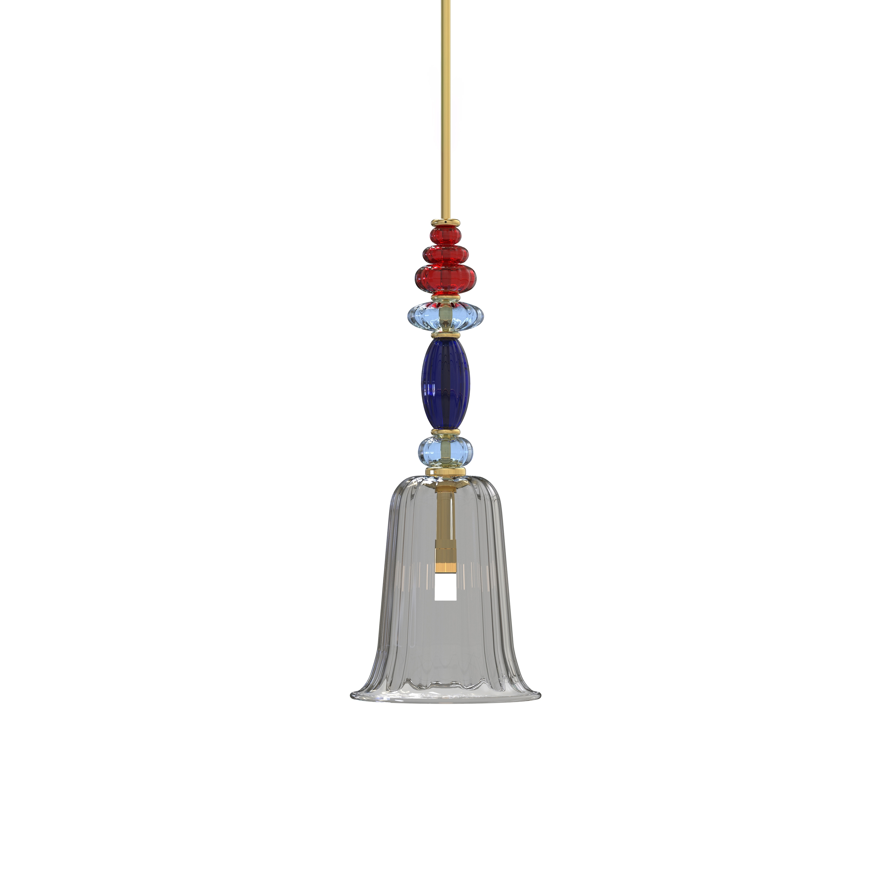 Display product QUERINI Murano Glass Pendant Light from manufacturer Piumati
