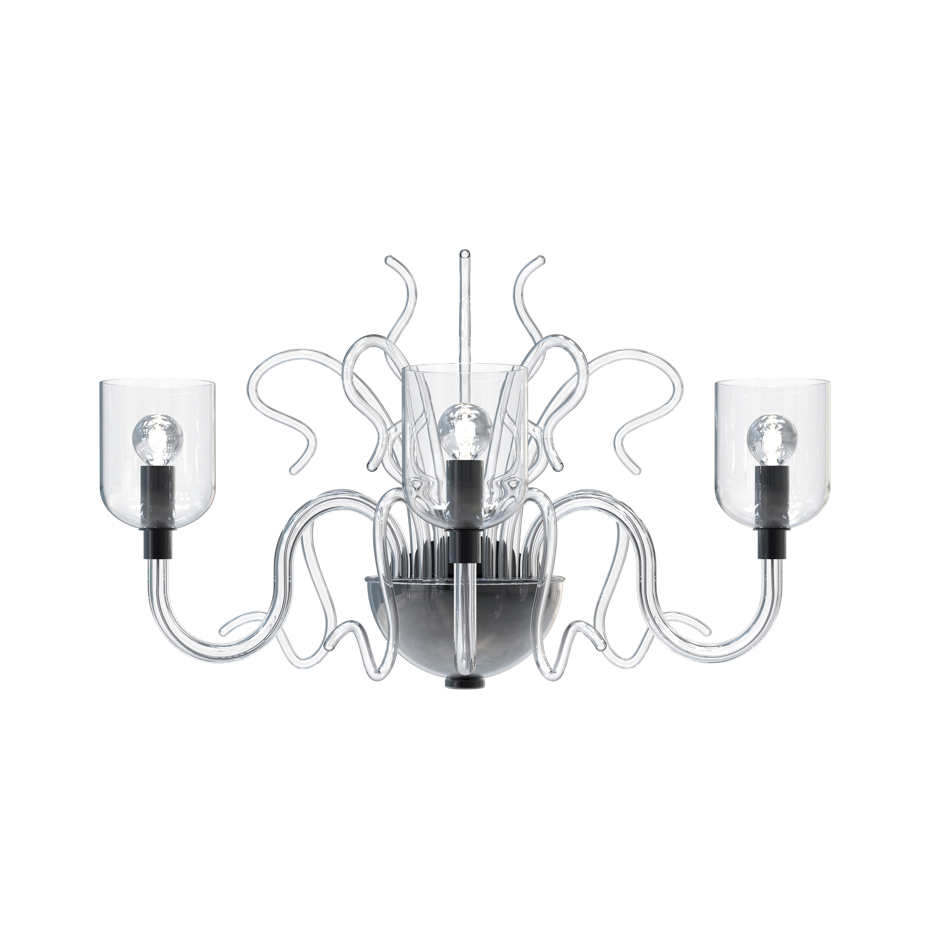 Display product RAFFAELLO Murano Glass Wall Sconce from manufacturer Piumati