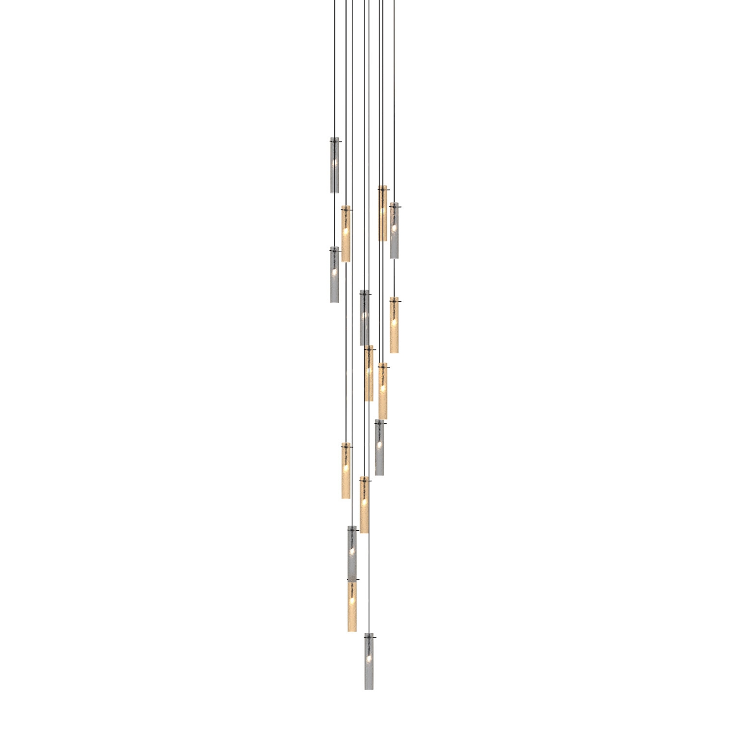 RUZZINI Murano Glass Staircase Chandelier