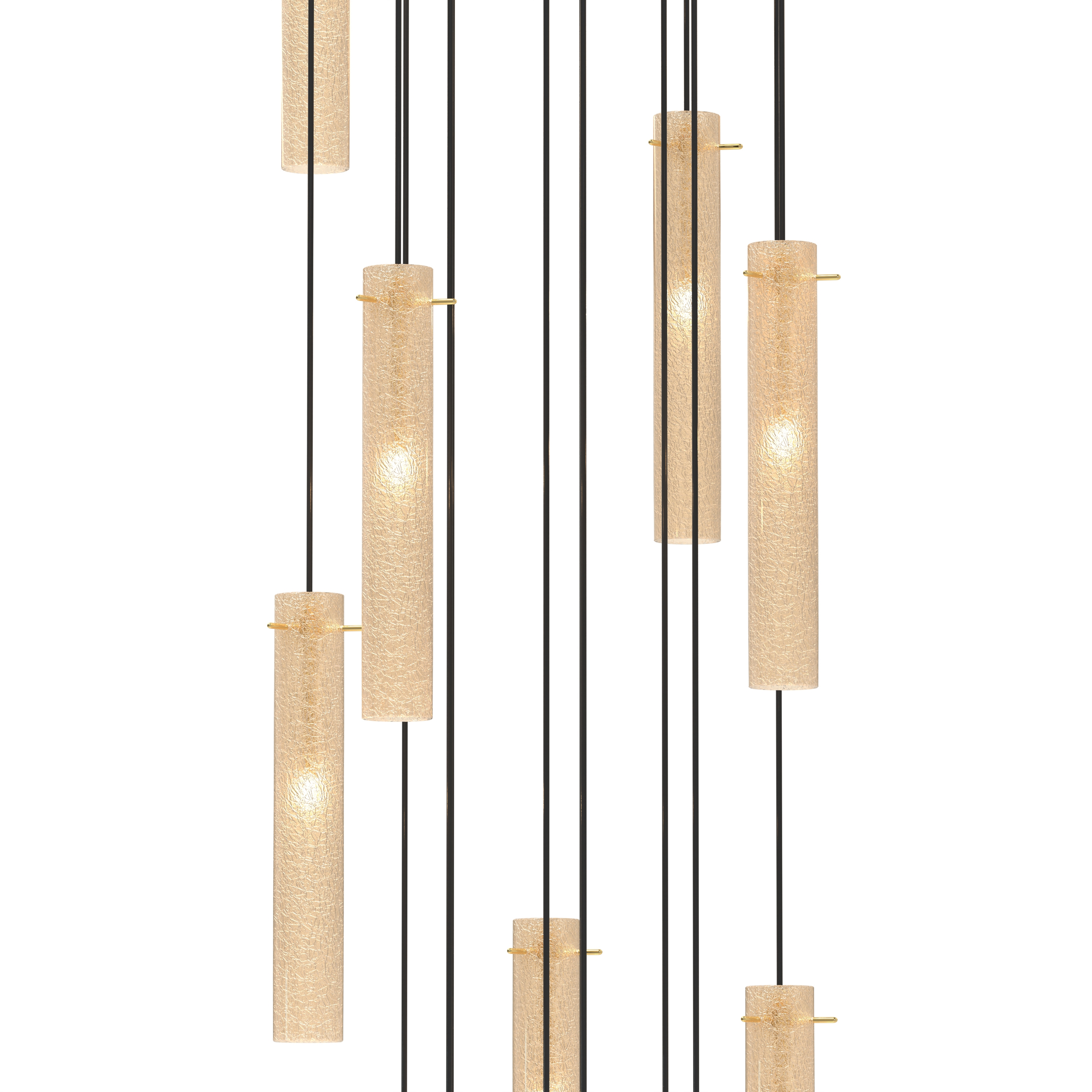 RUZZINI Murano Glass Staircase Chandelier