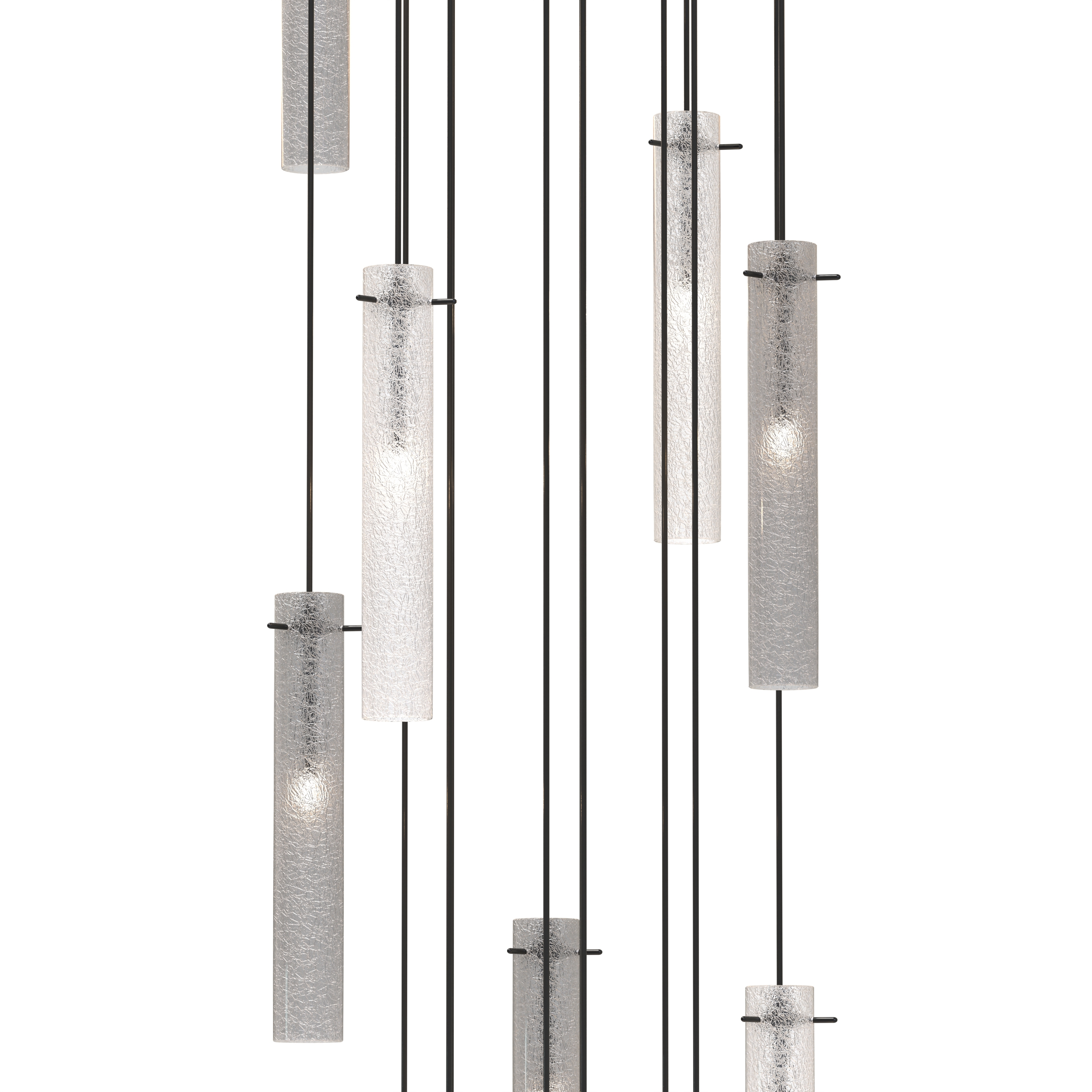 RUZZINI Muranoglas-Treppenhaus-Kronleuchter