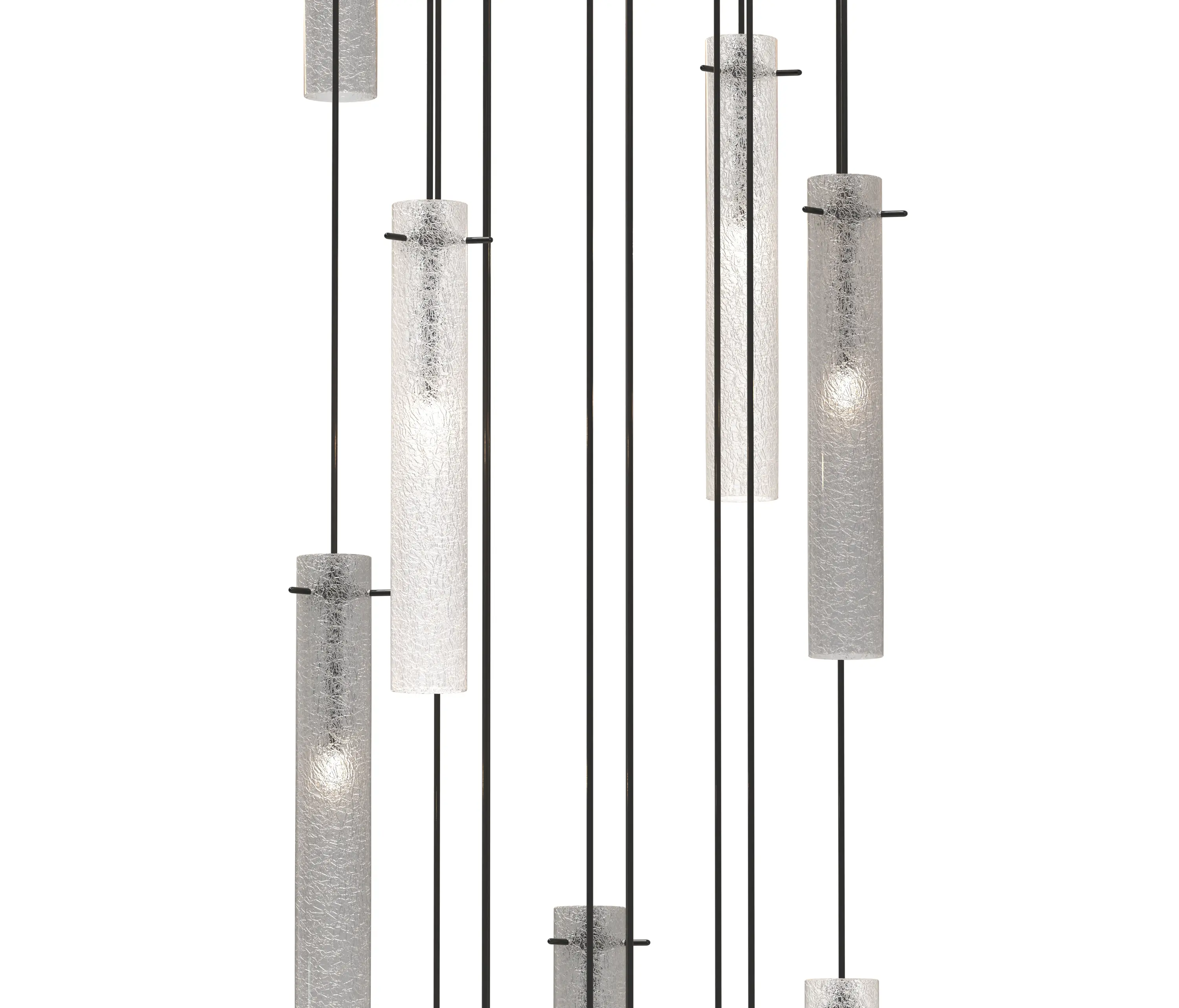 Piumati - RUZZINI Murano Glass Staircase Chandelier