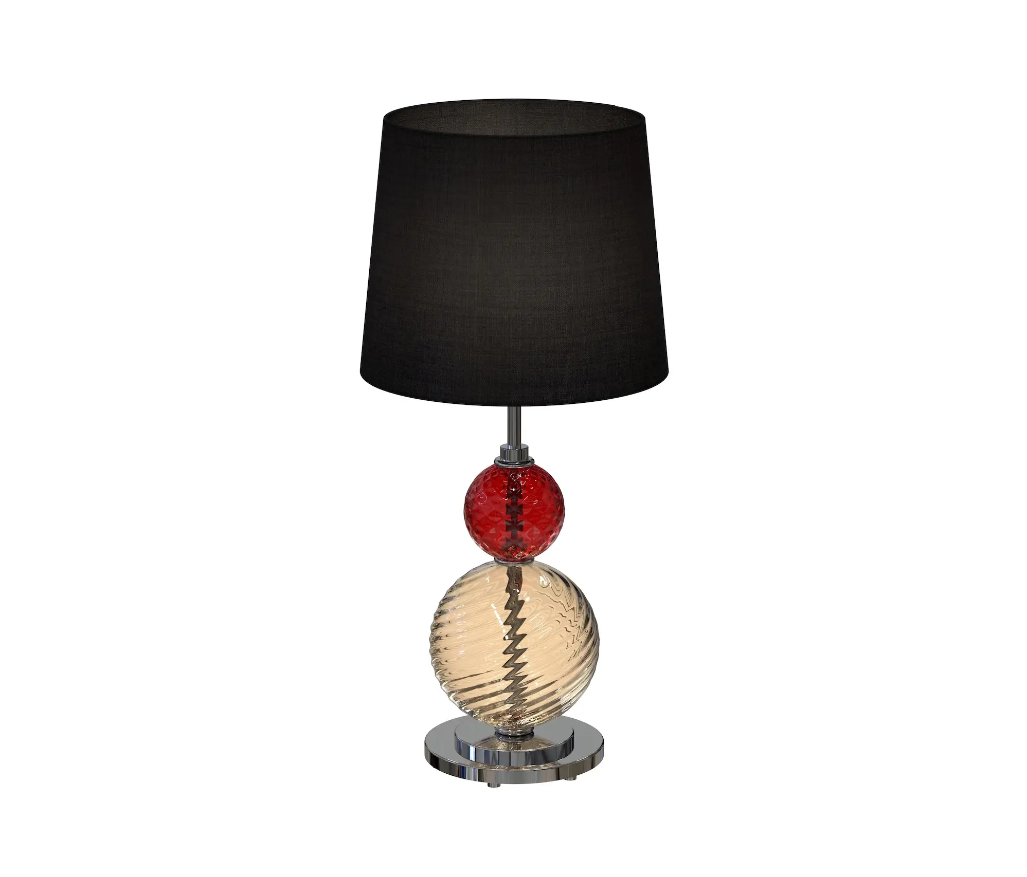 Piumati - SALIERI Lampe de table en verre de Murano