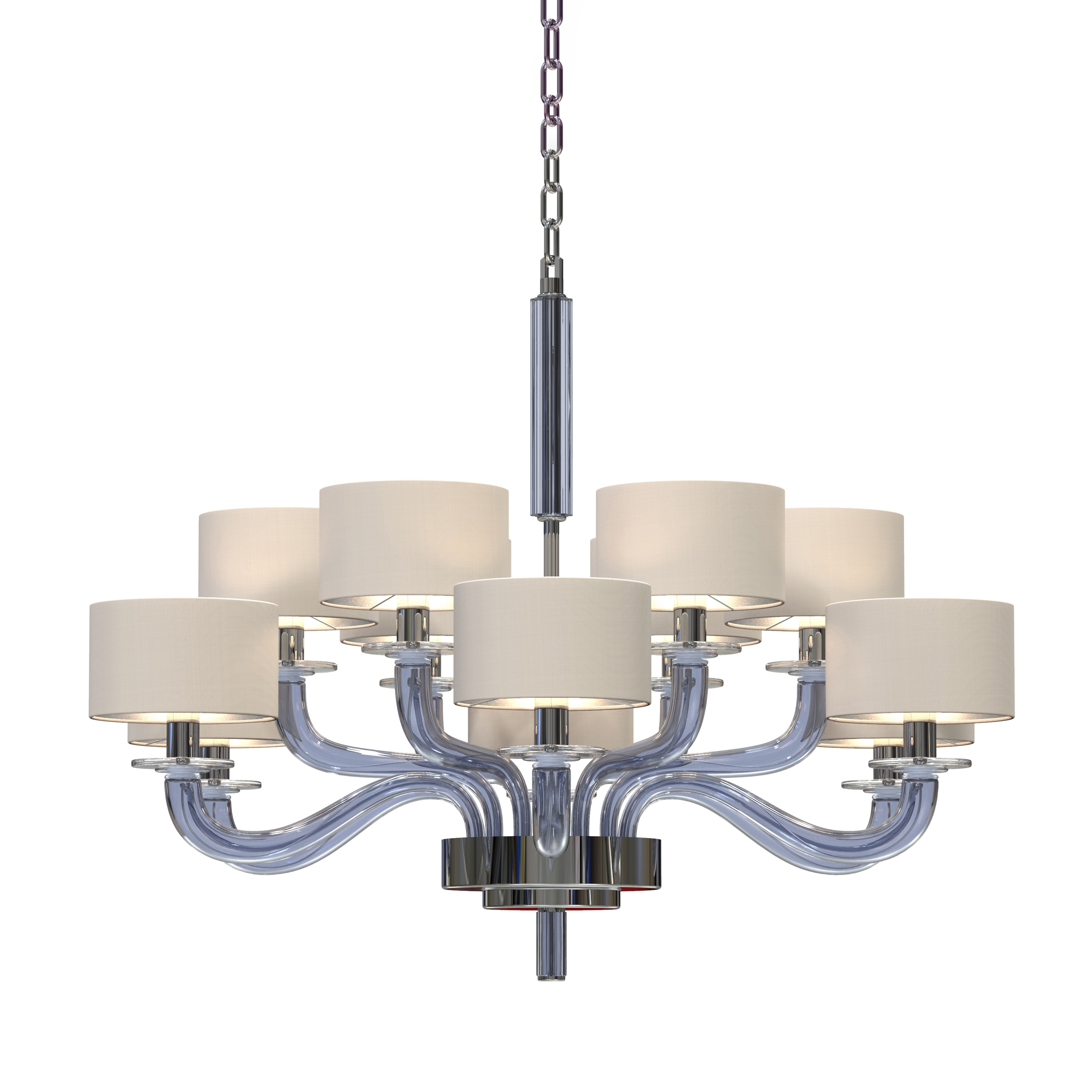 Display product TIEPOLO Murano Glass Chandelier from manufacturer Piumati