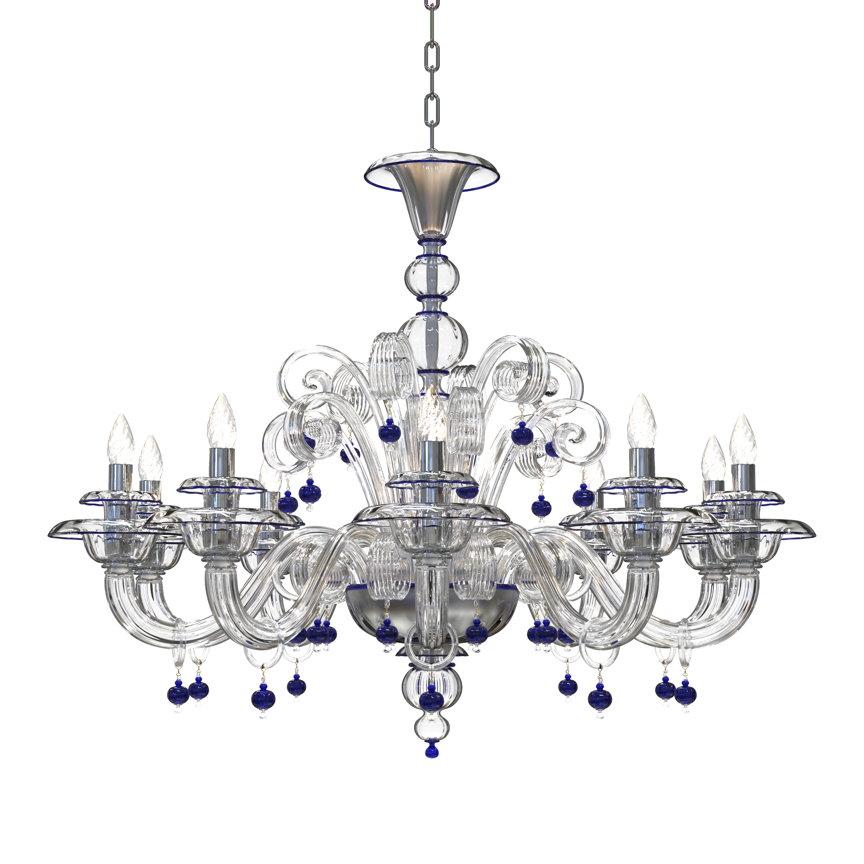 VESPUCCI Murano Glass Chandelier